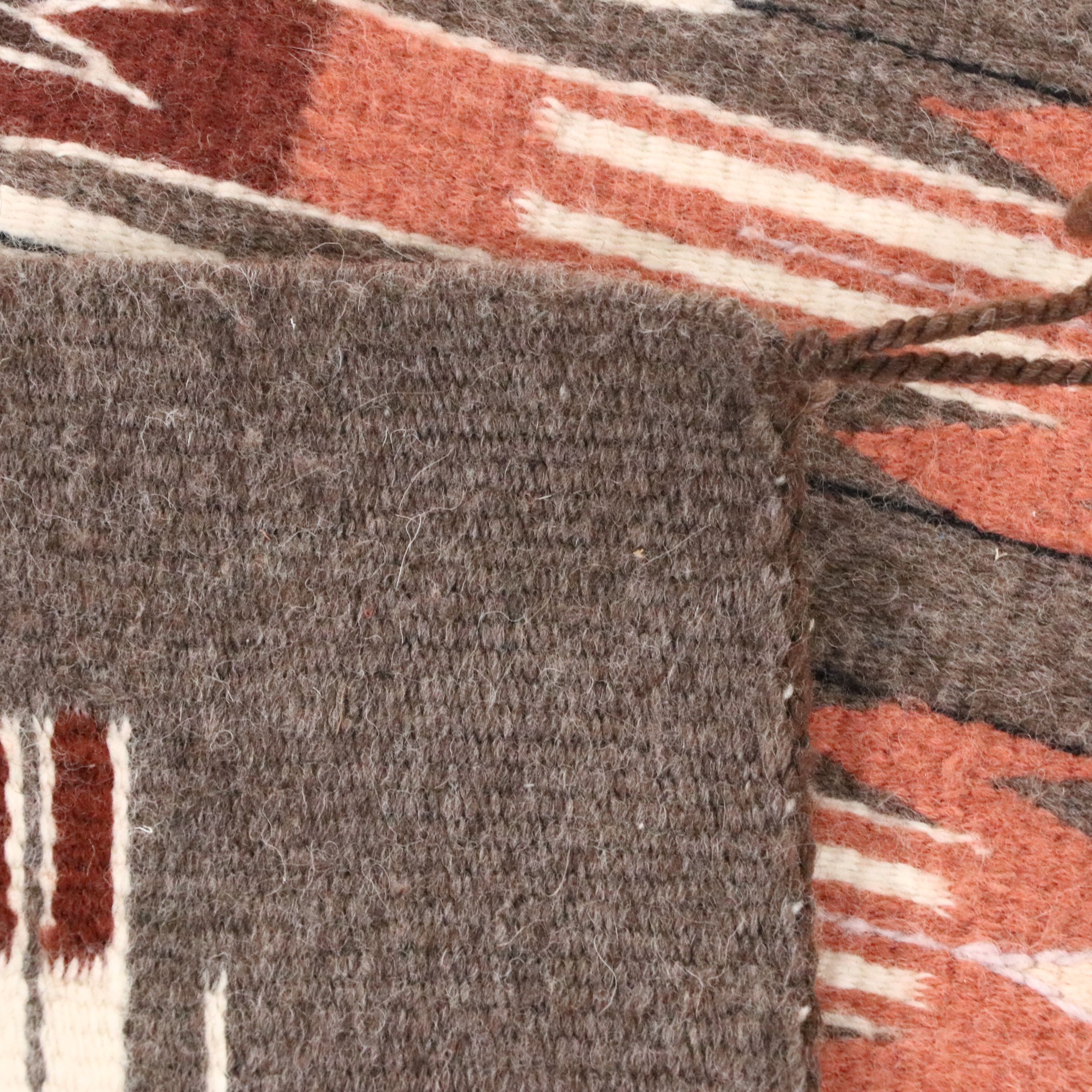 2' x 3' Handwoven Navajo Yei bi Chei Female Dancers Accent Rug