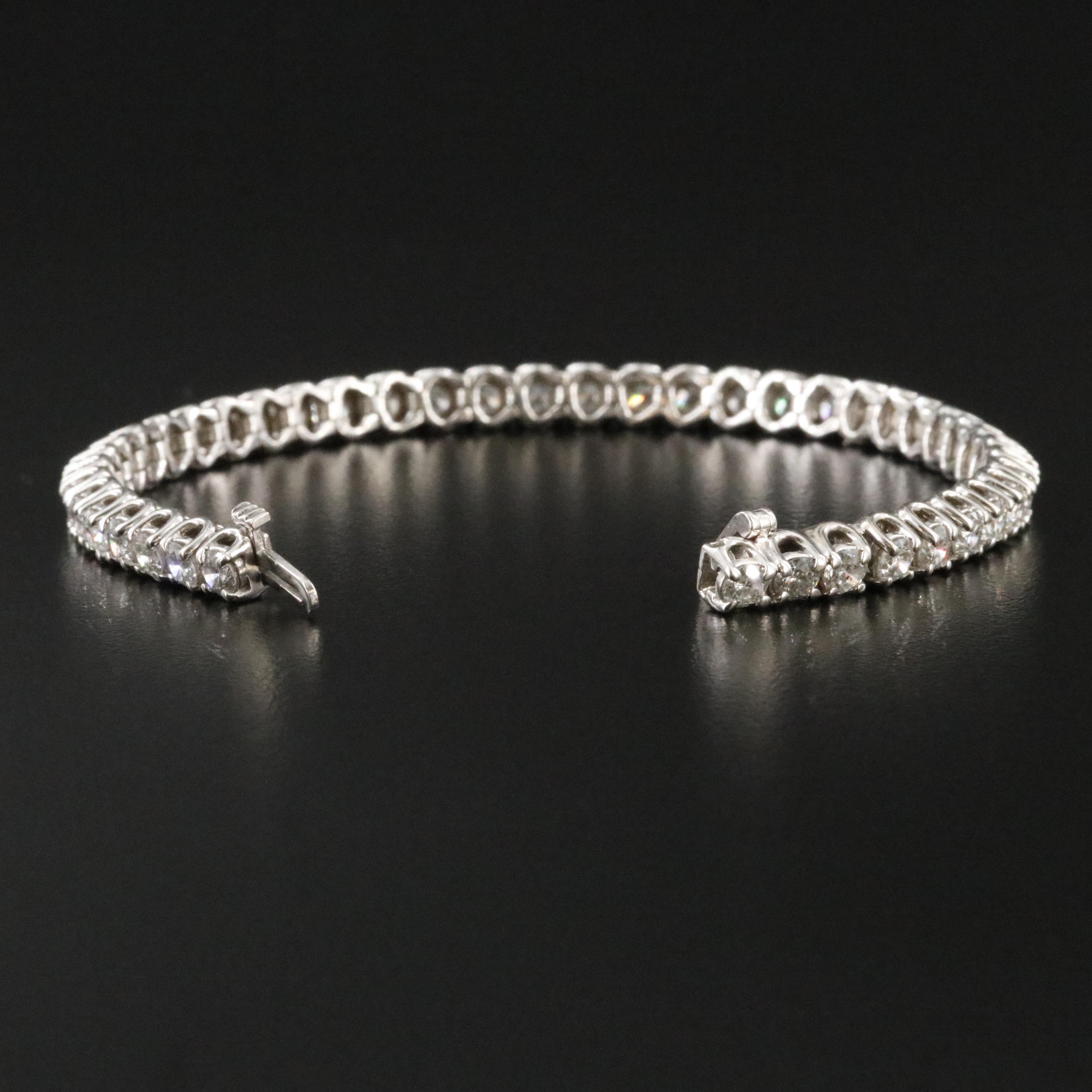 10K 6.16 CTW Diamond Line Bracelet