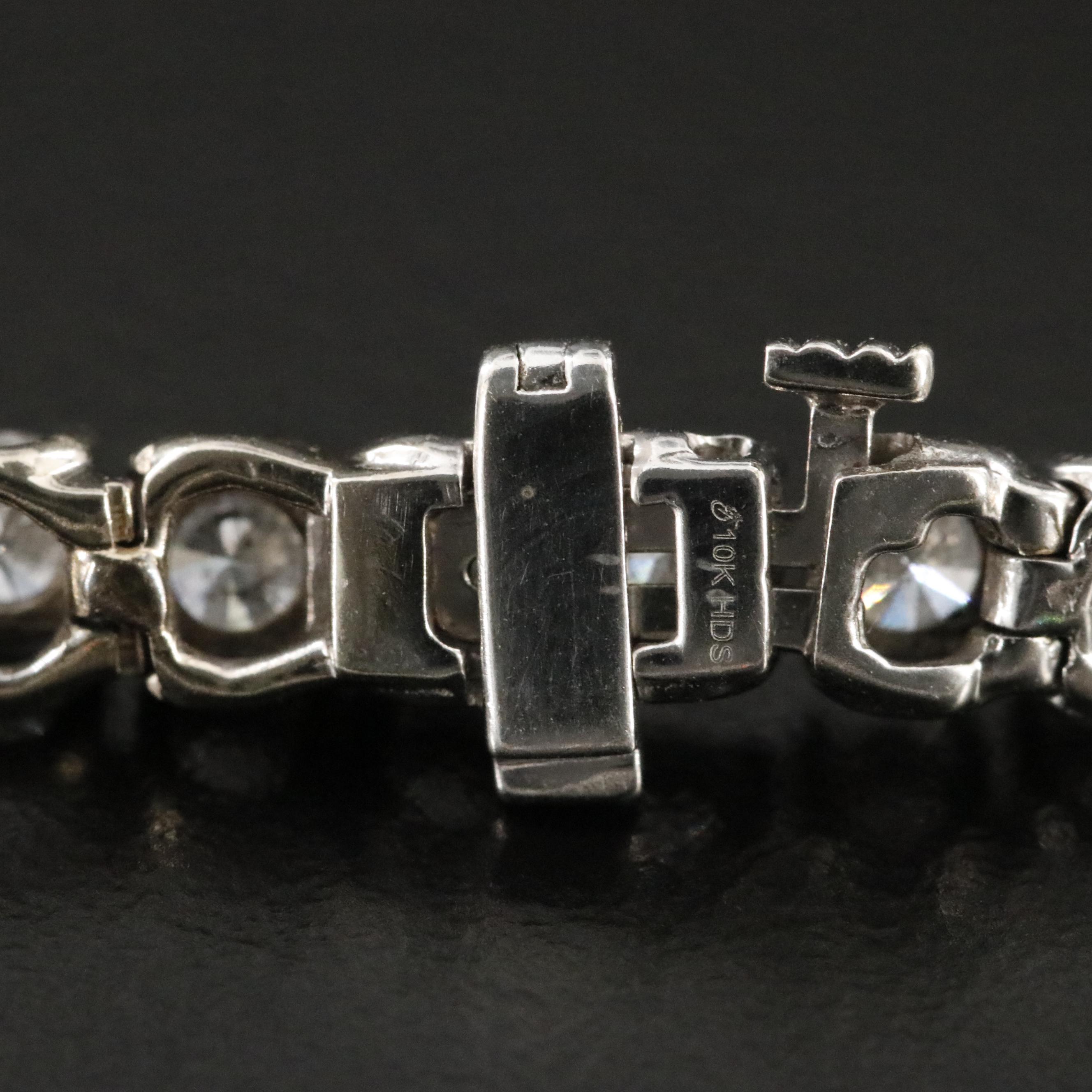 10K 6.16 CTW Diamond Line Bracelet