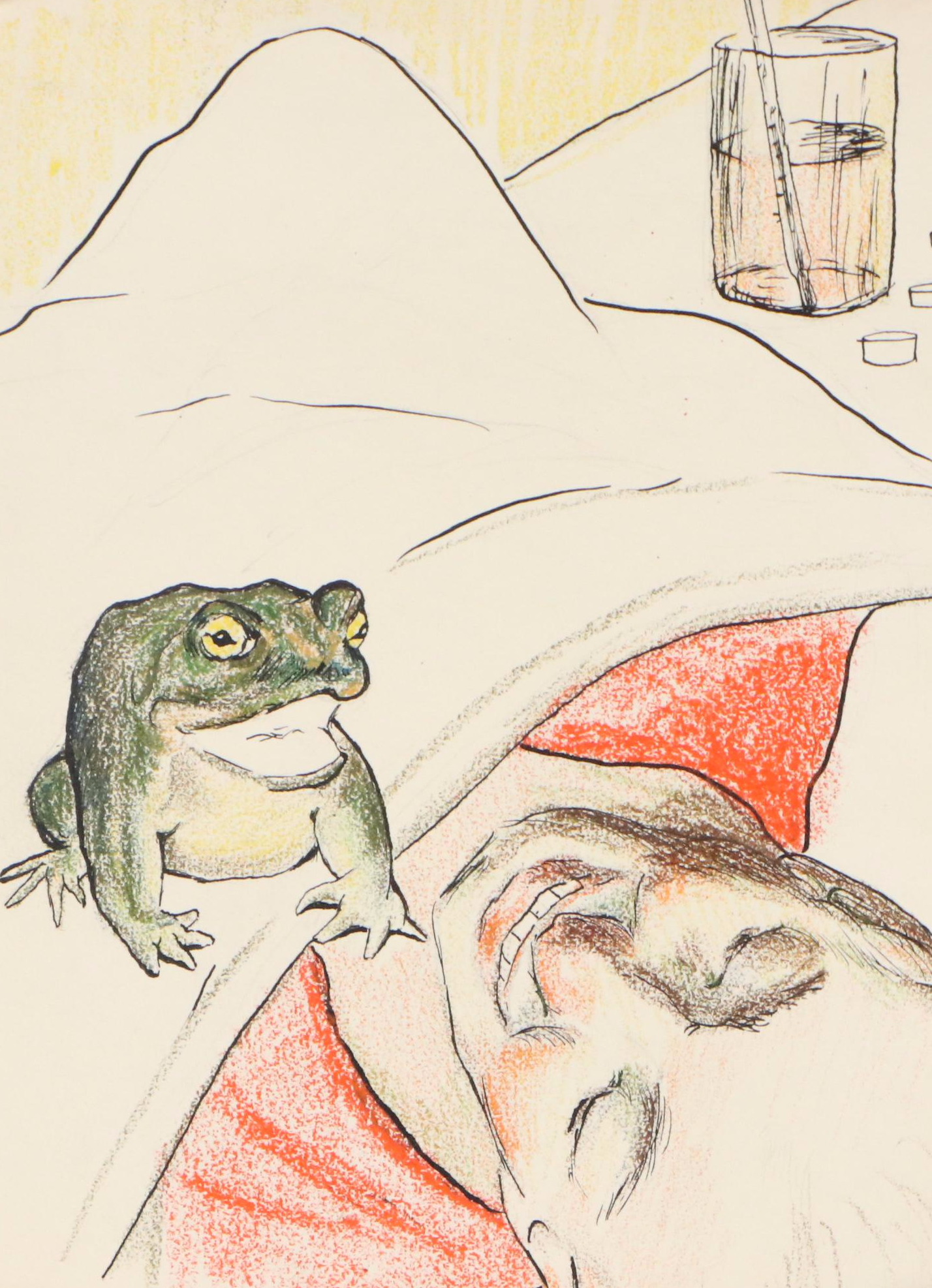 Collection of Mixed Media Drawings of Animal and Insect Characters, 20th Century