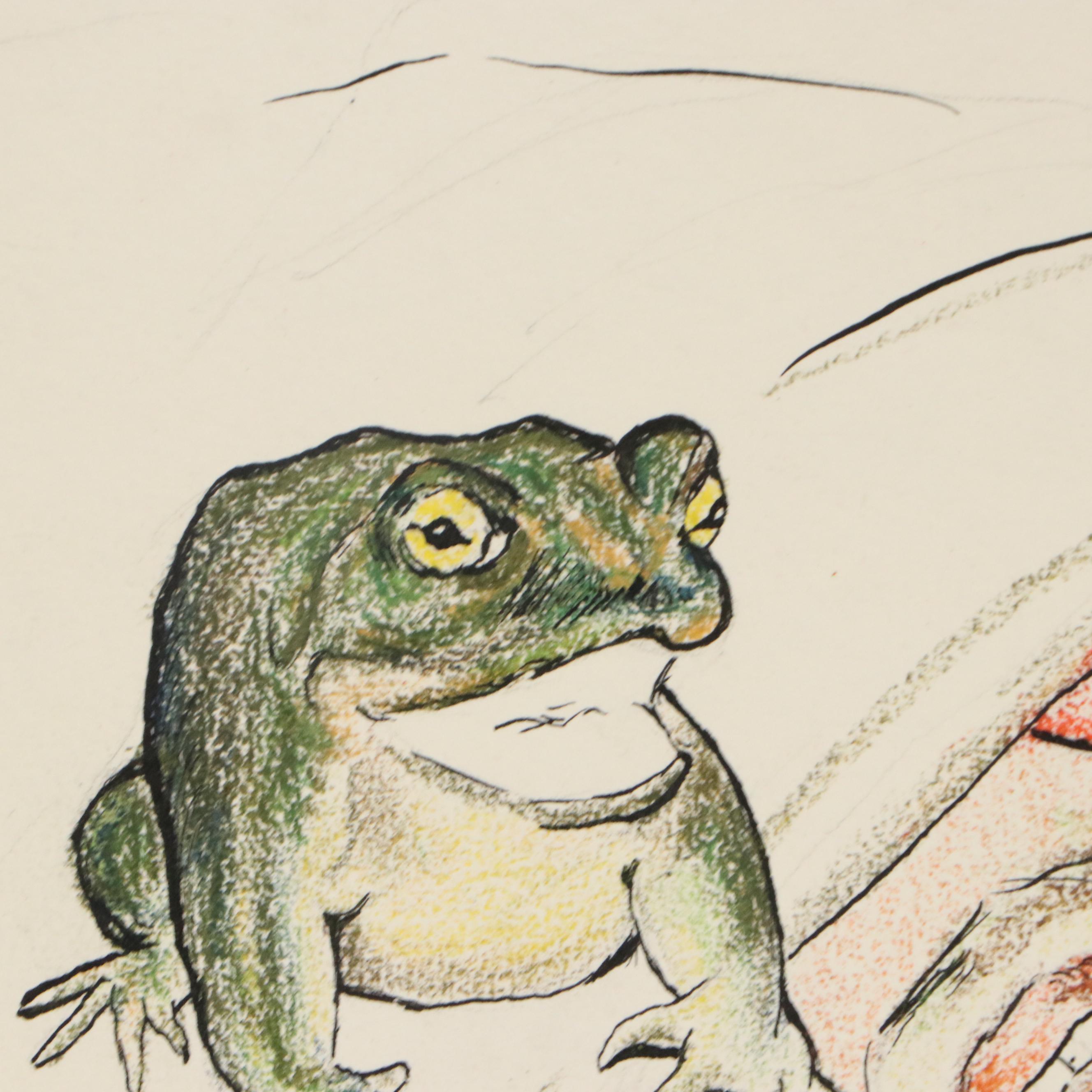 Collection of Mixed Media Drawings of Animal and Insect Characters, 20th Century