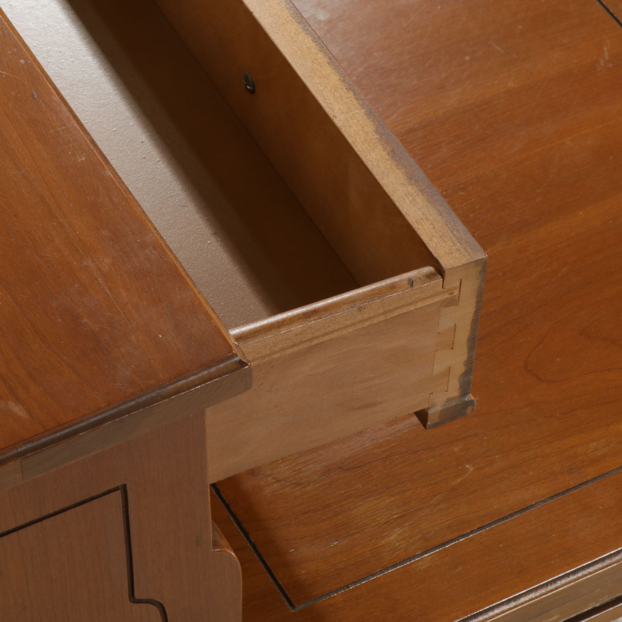 Pair of Mersman Cherry Step-Up End Tables, Mid to Late 20th Century