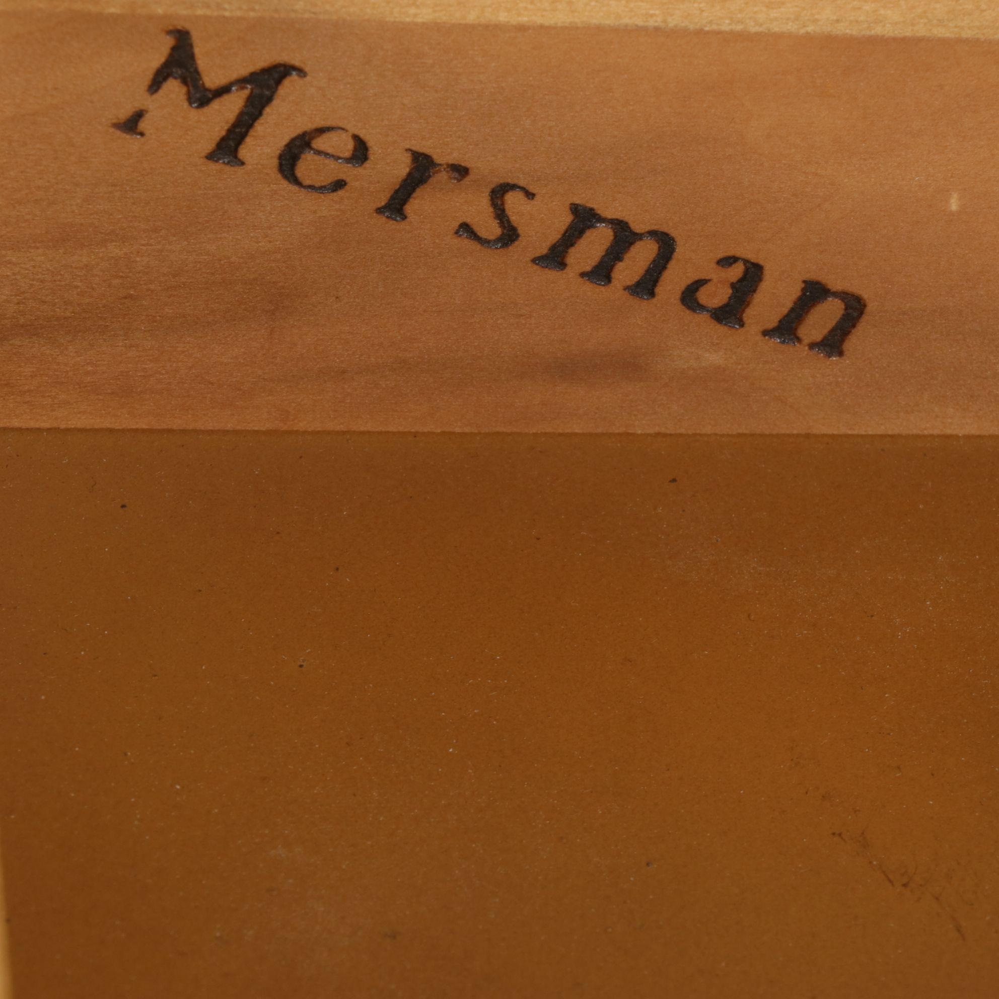 Pair of Mersman Cherry Step-Up End Tables, Mid to Late 20th Century