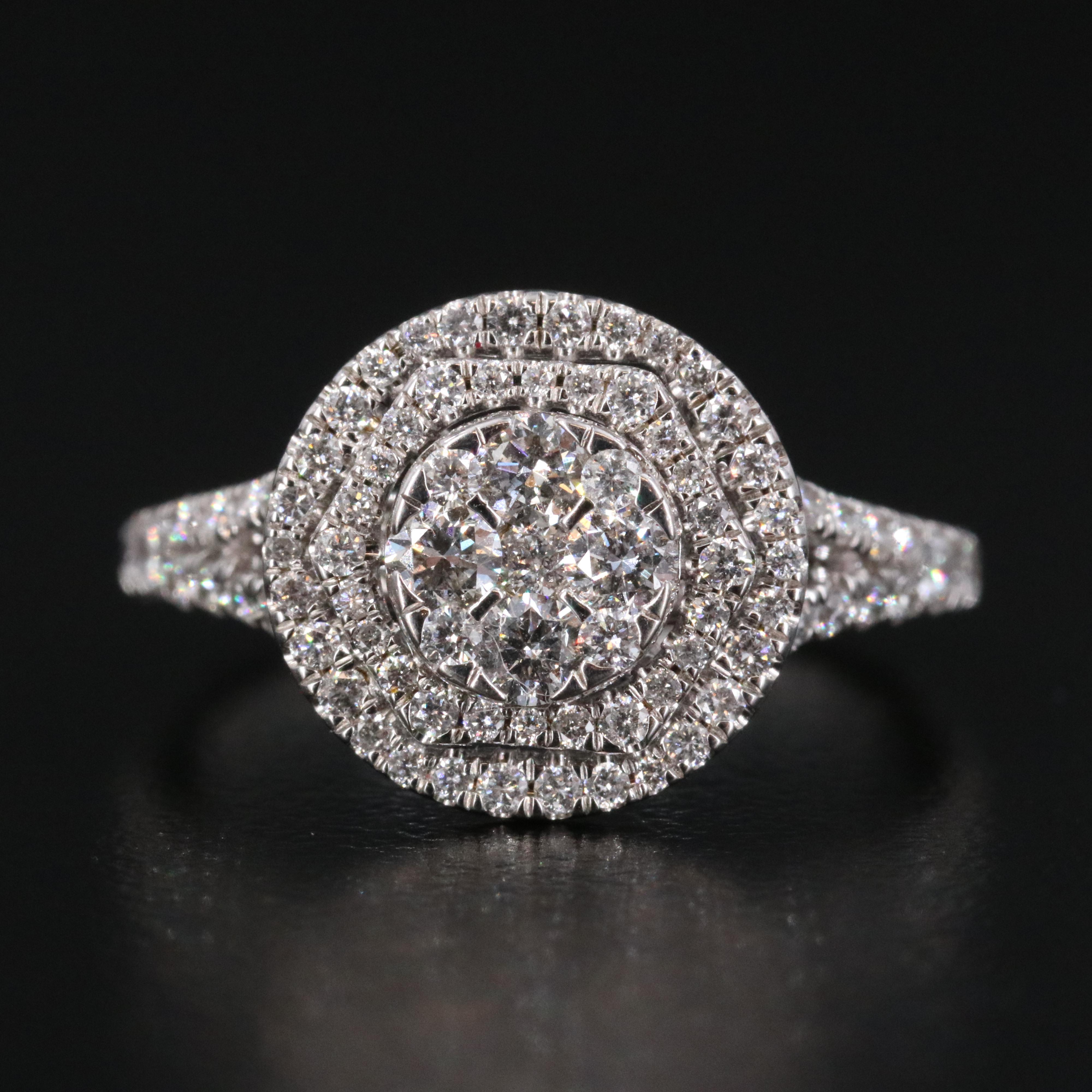 14K 0.93 CTW Diamond Ring