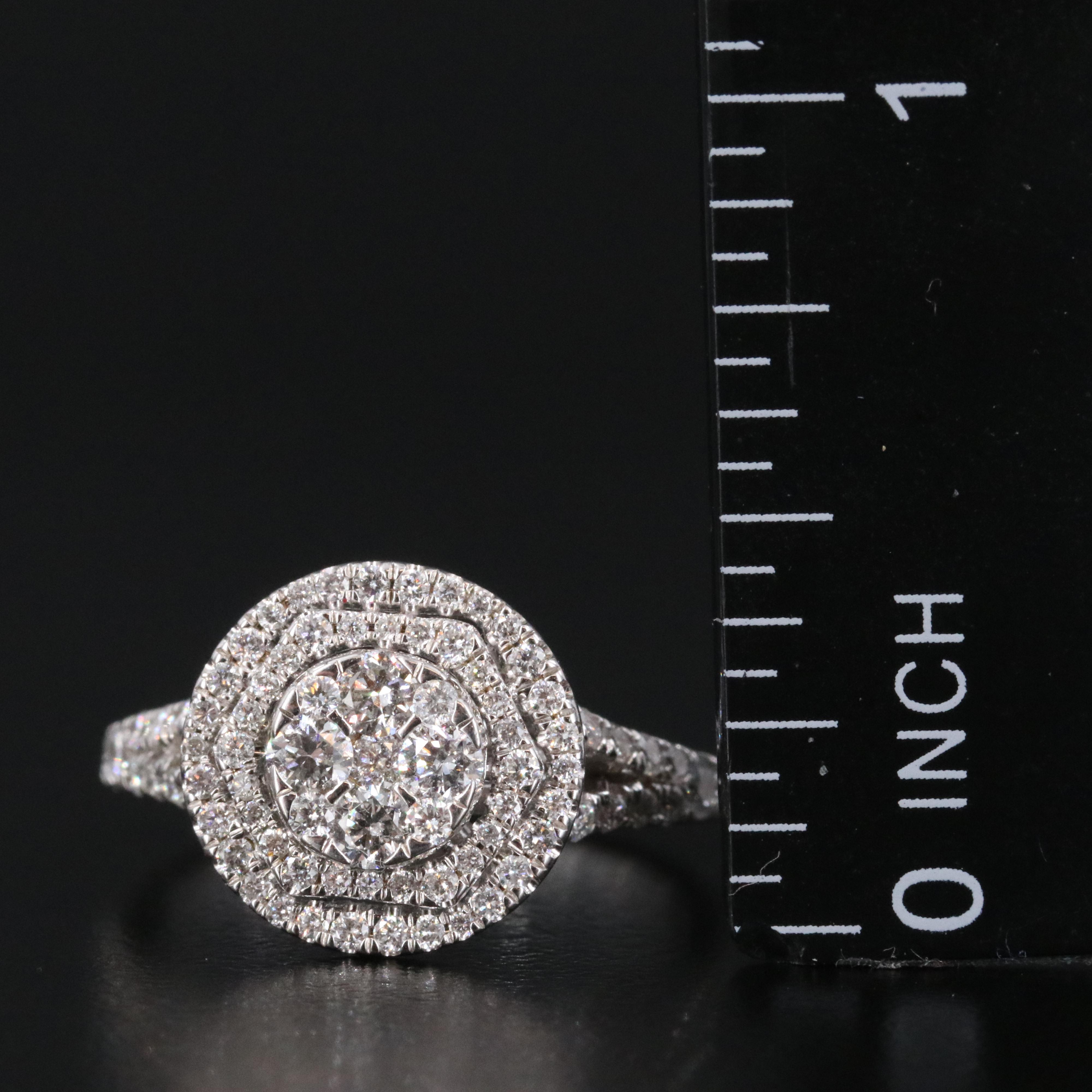 14K 0.93 CTW Diamond Ring