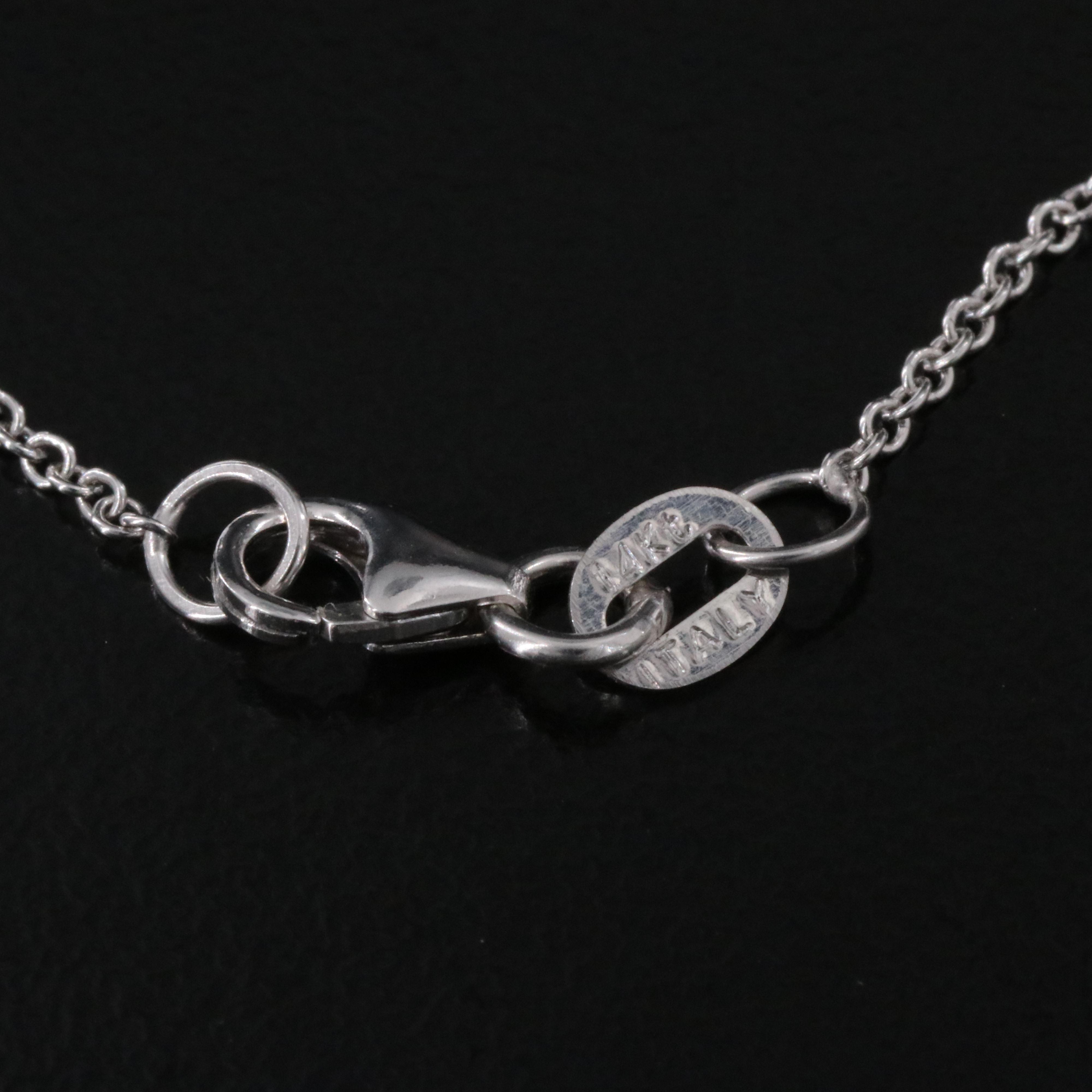 14K 0.54 CTW Diamond Circle Pendant Necklace