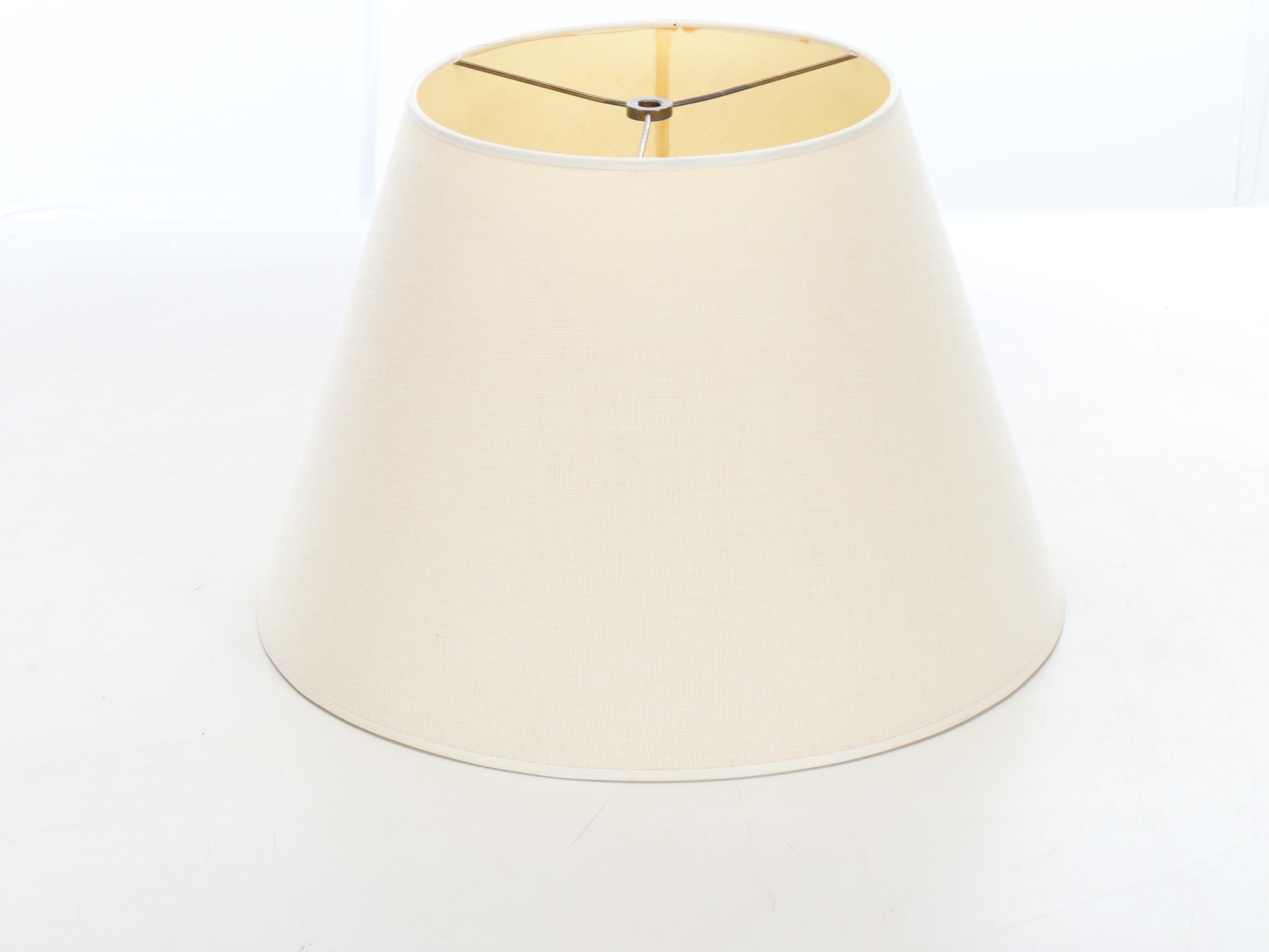 Martz Marshall Studios Abstract Hand-Painted Stoneware Lamp