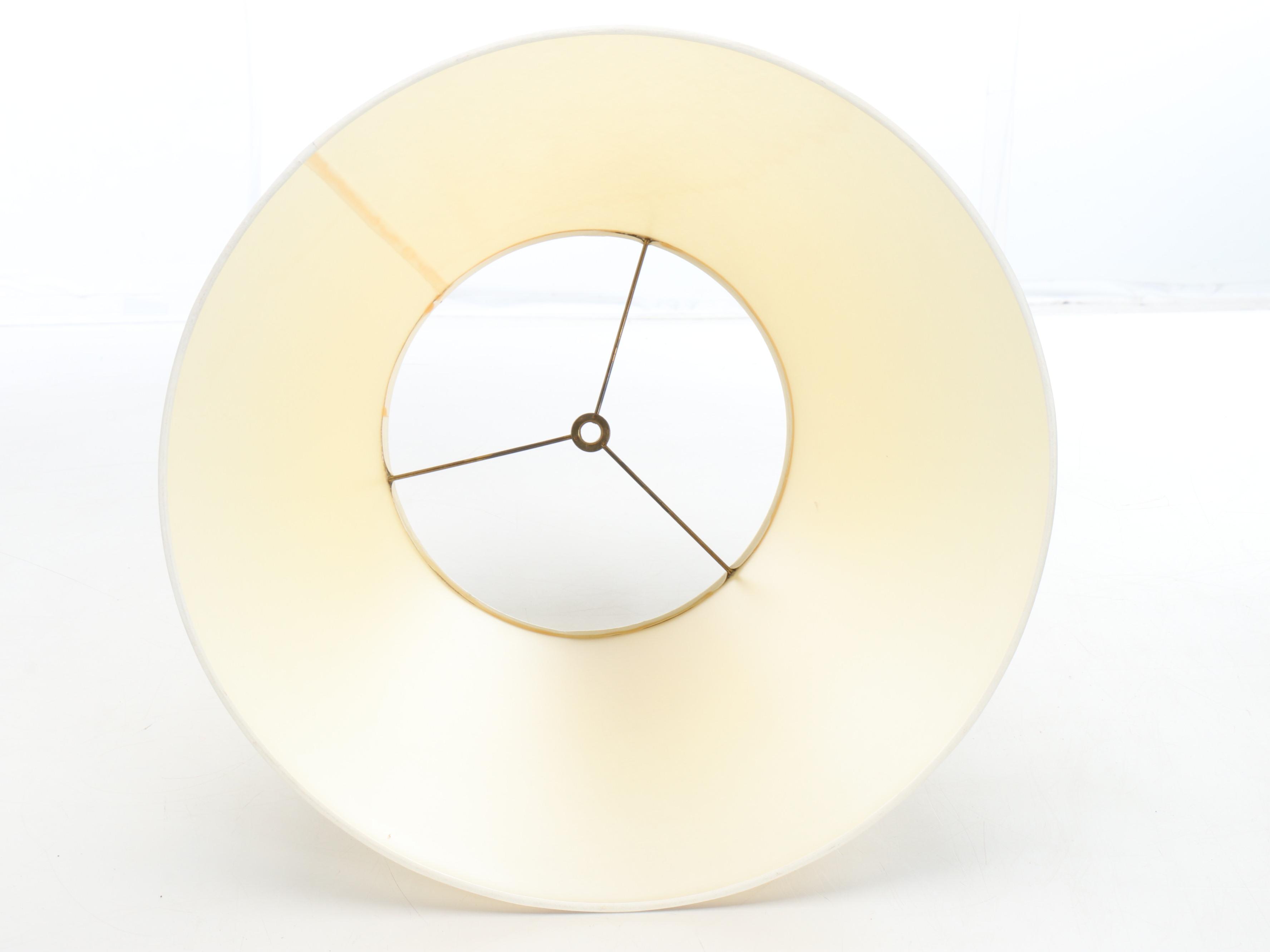 Martz Marshall Studios Abstract Hand-Painted Stoneware Lamp