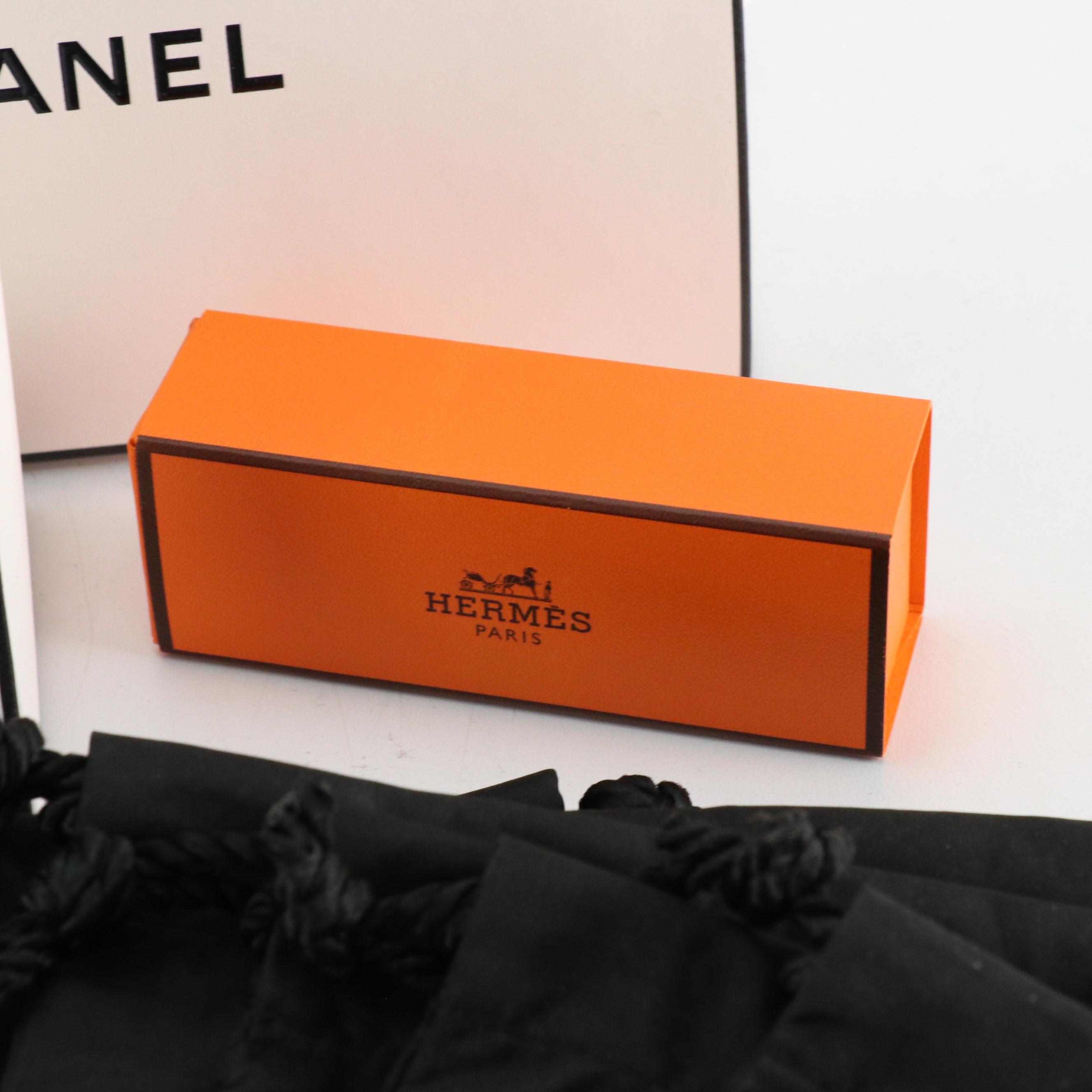 Chanel Beauté Gift Boxes, Cotton and Nylon Dust Bags with Hermès Lipstick Box