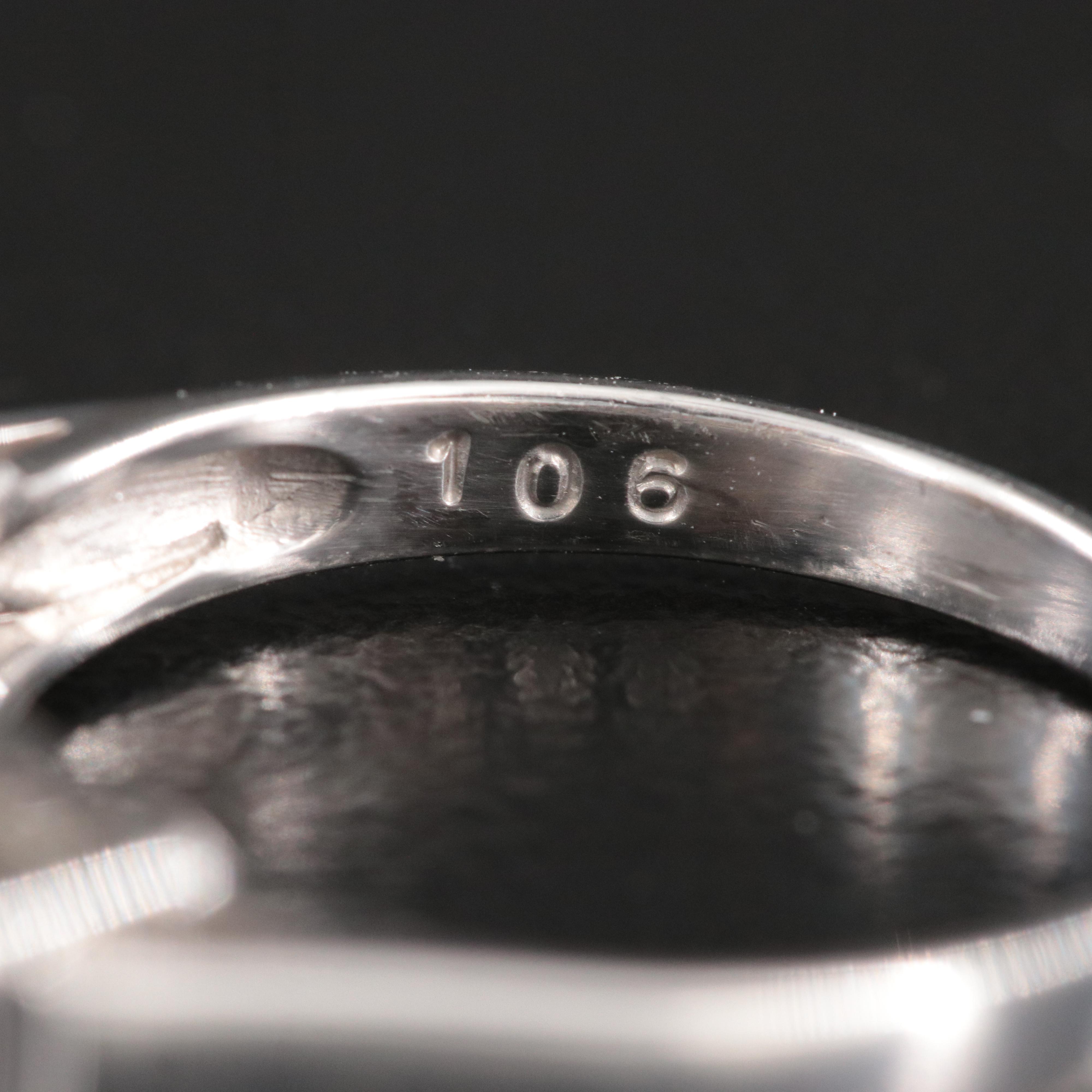 Platnium 1.10 CTW Diamond Ring