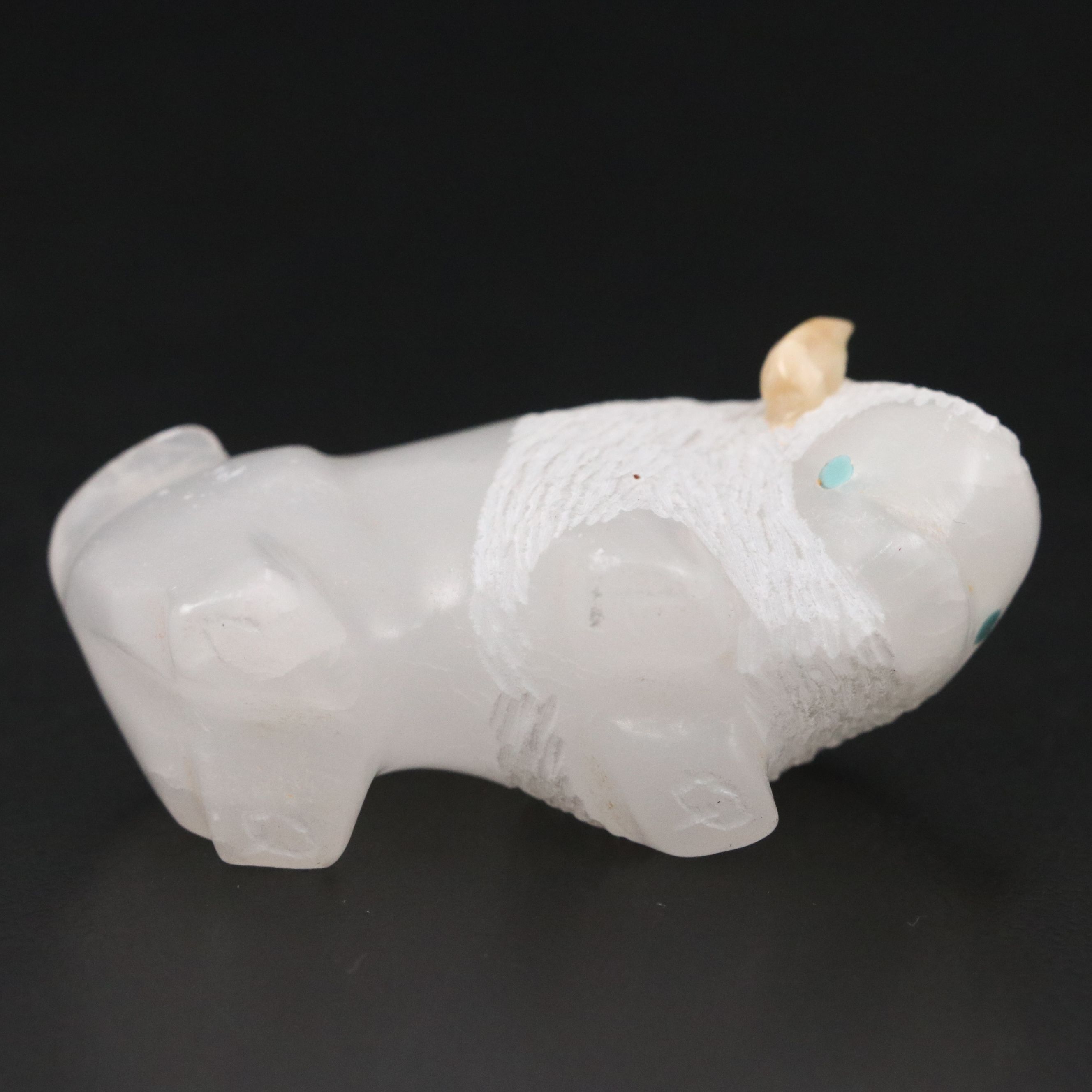 Lynn Quam Zuni Carved Buffalo Fetish