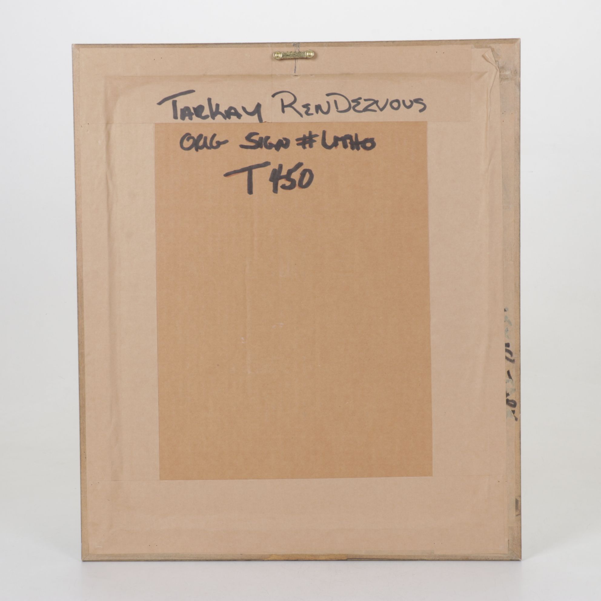 Itzchak Tarkay Impressionist Portrait Color Lithograph "Tea for Two"