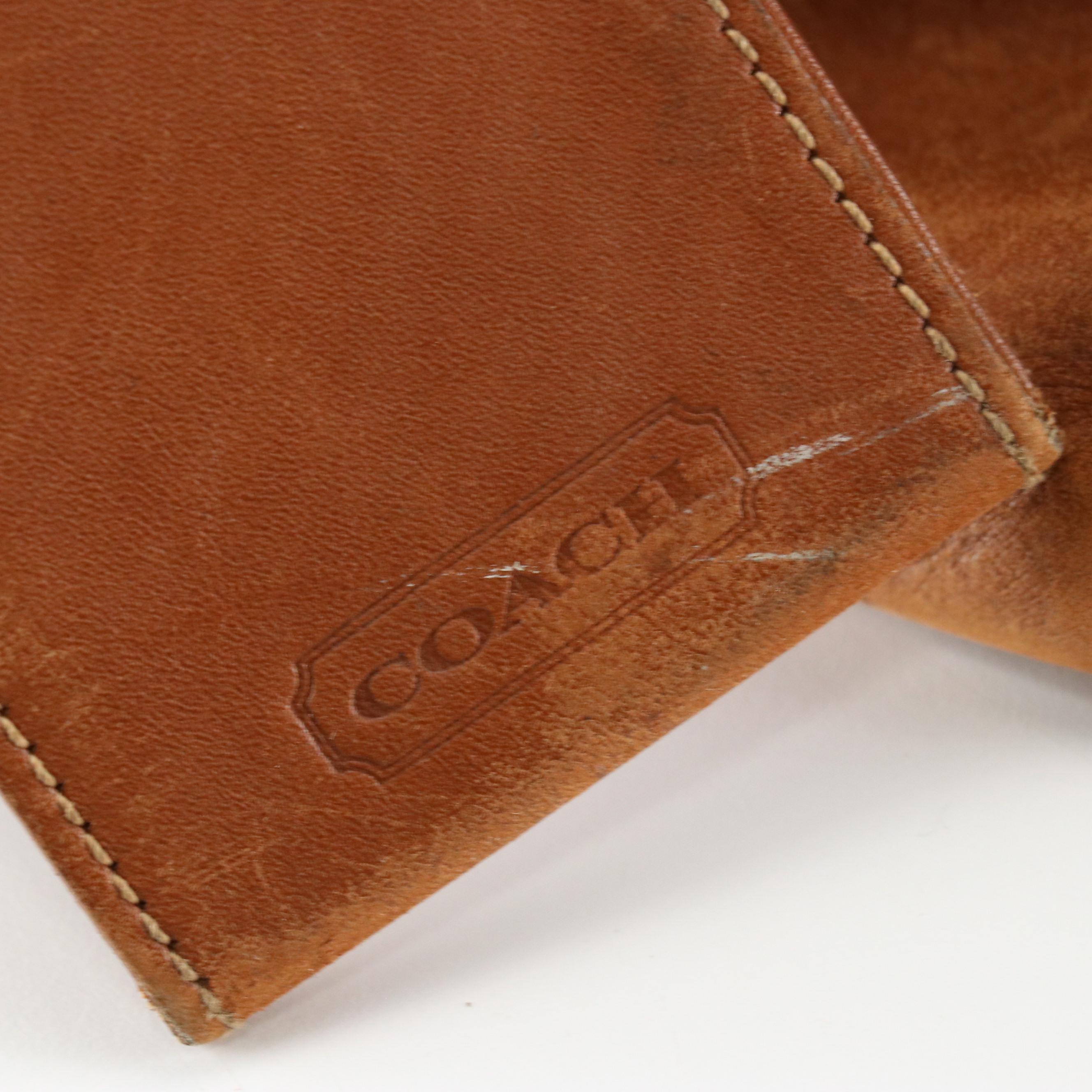 Coach Two-Way Cabin/Duffle Bag in British Tan Cowhide Leather