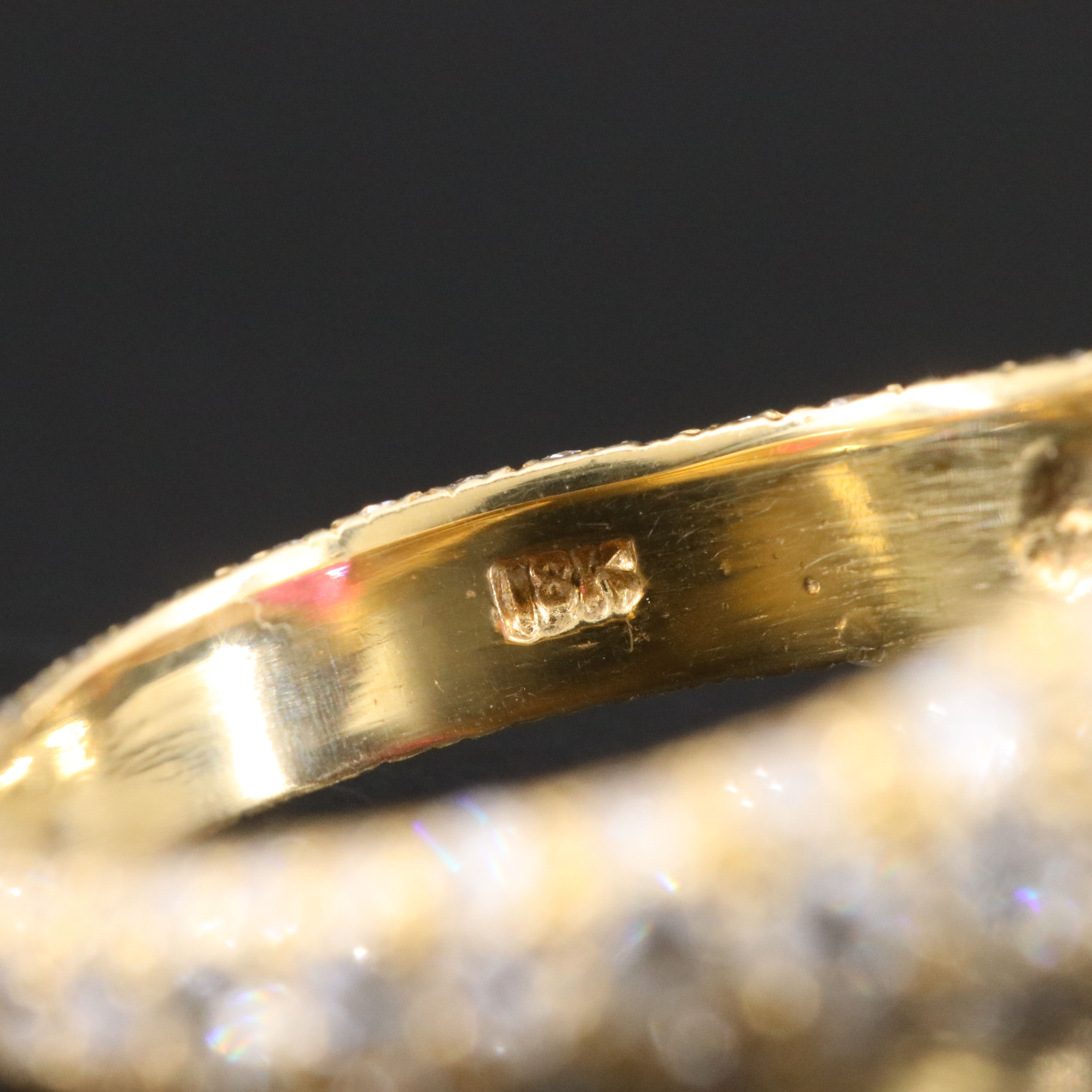 18K Pavé Ruby Heart and Diamond Ring