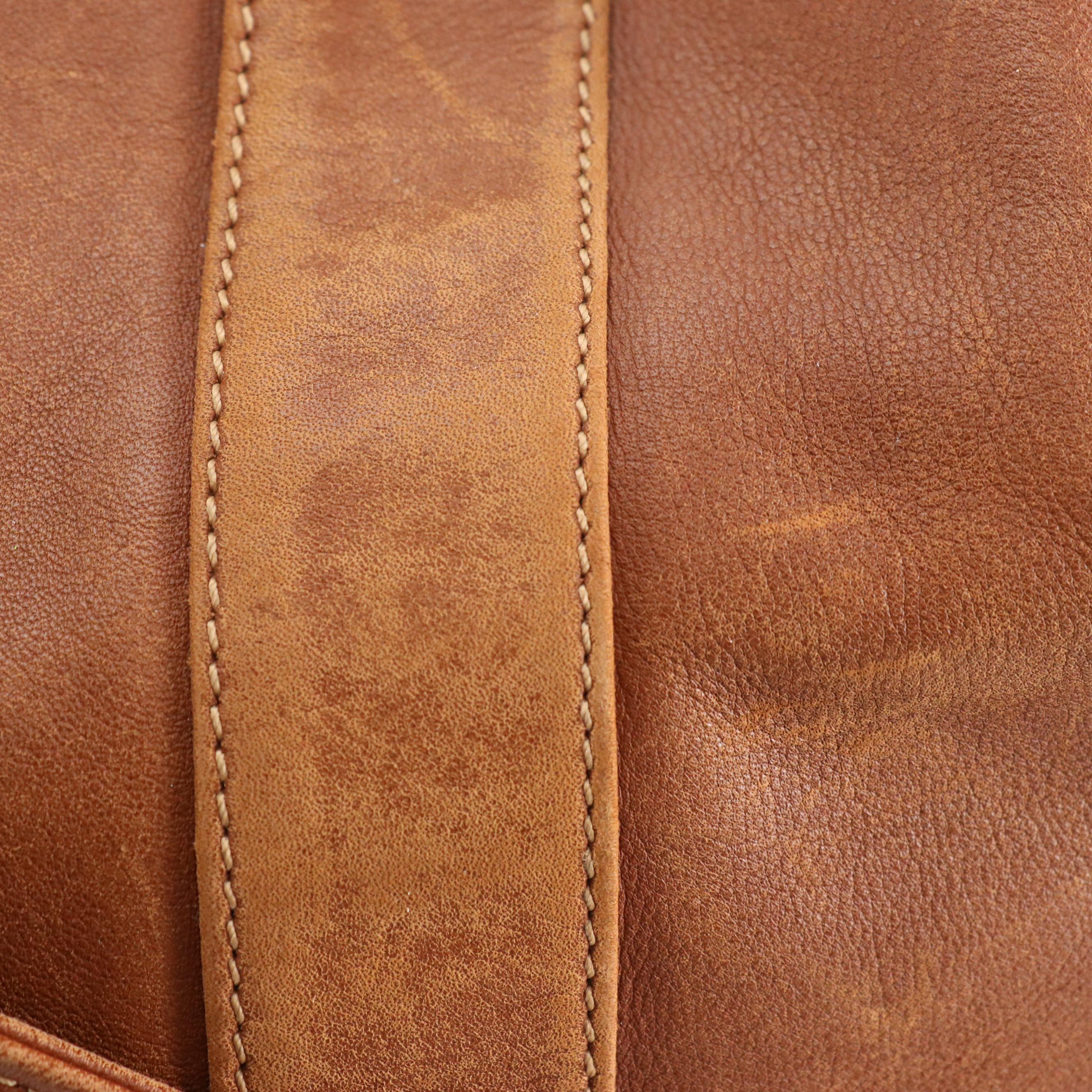 Coach Two-Way Cabin/Duffle Bag in British Tan Cowhide Leather