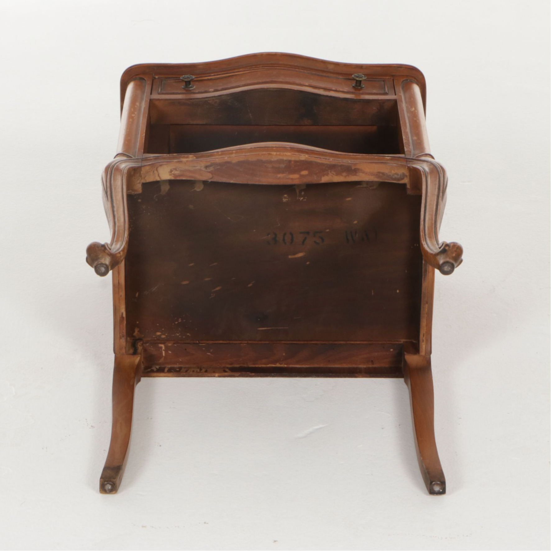 Drexel Louis XV Style Fruitwood Nightstand