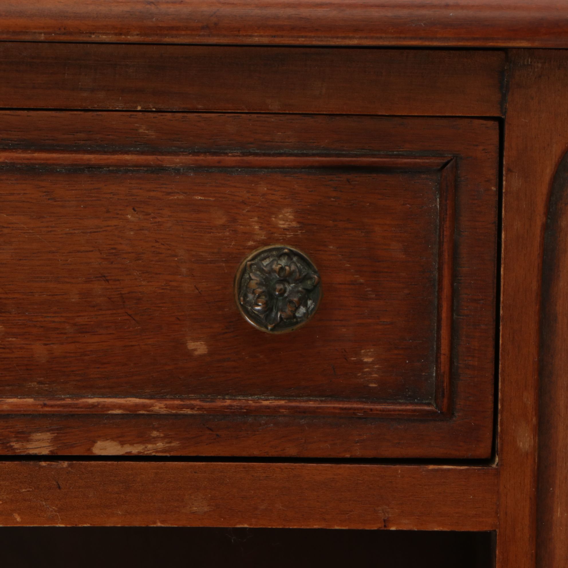 Drexel Louis XV Style Fruitwood Nightstand