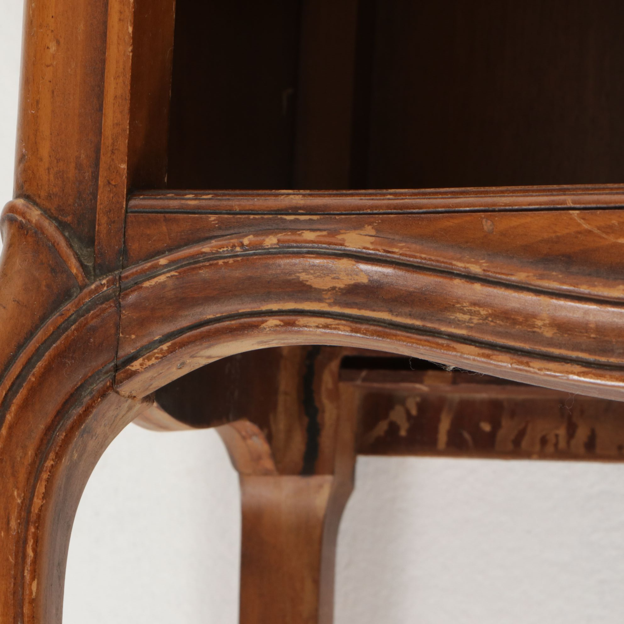 Drexel Louis XV Style Fruitwood Nightstand