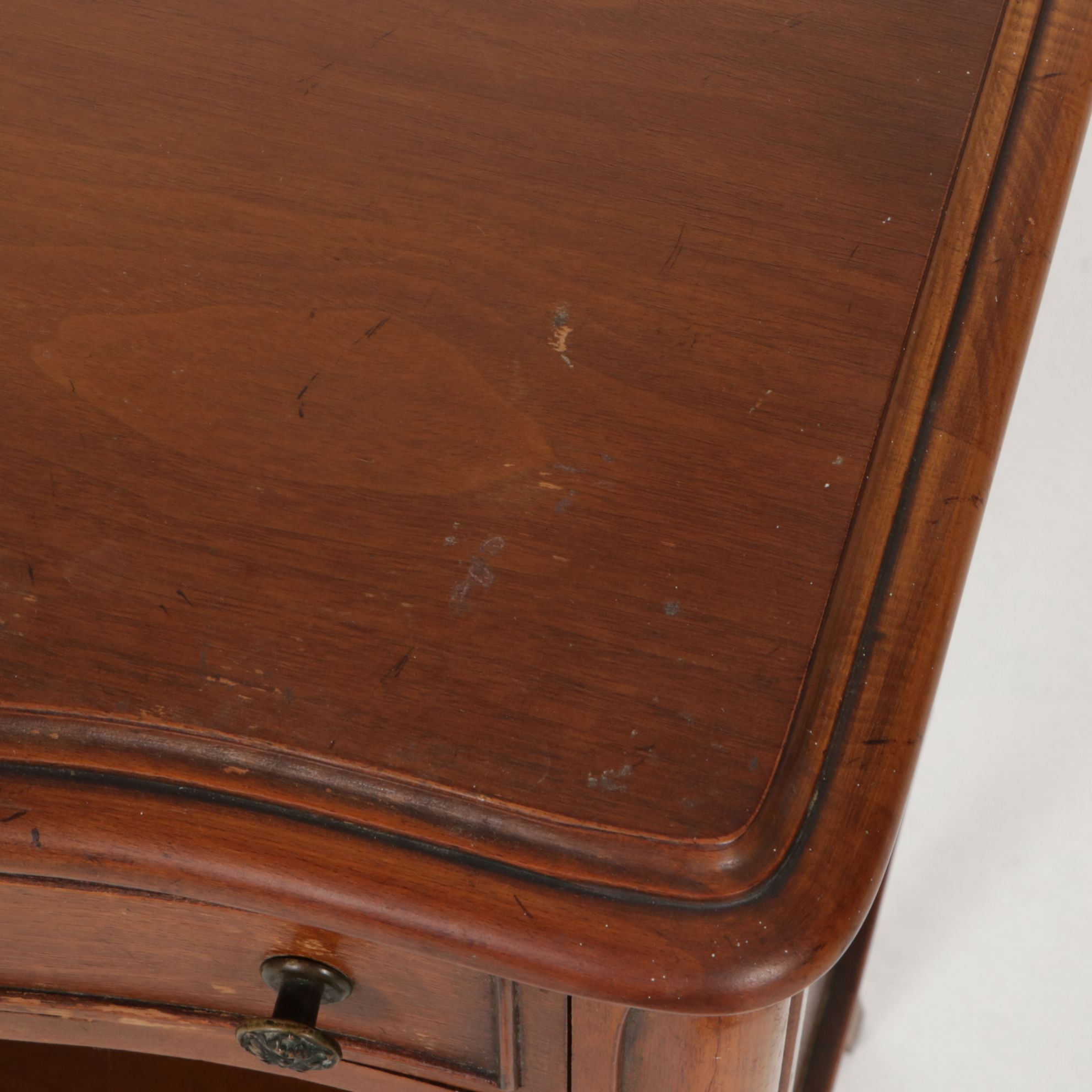 Drexel Louis XV Style Fruitwood Nightstand