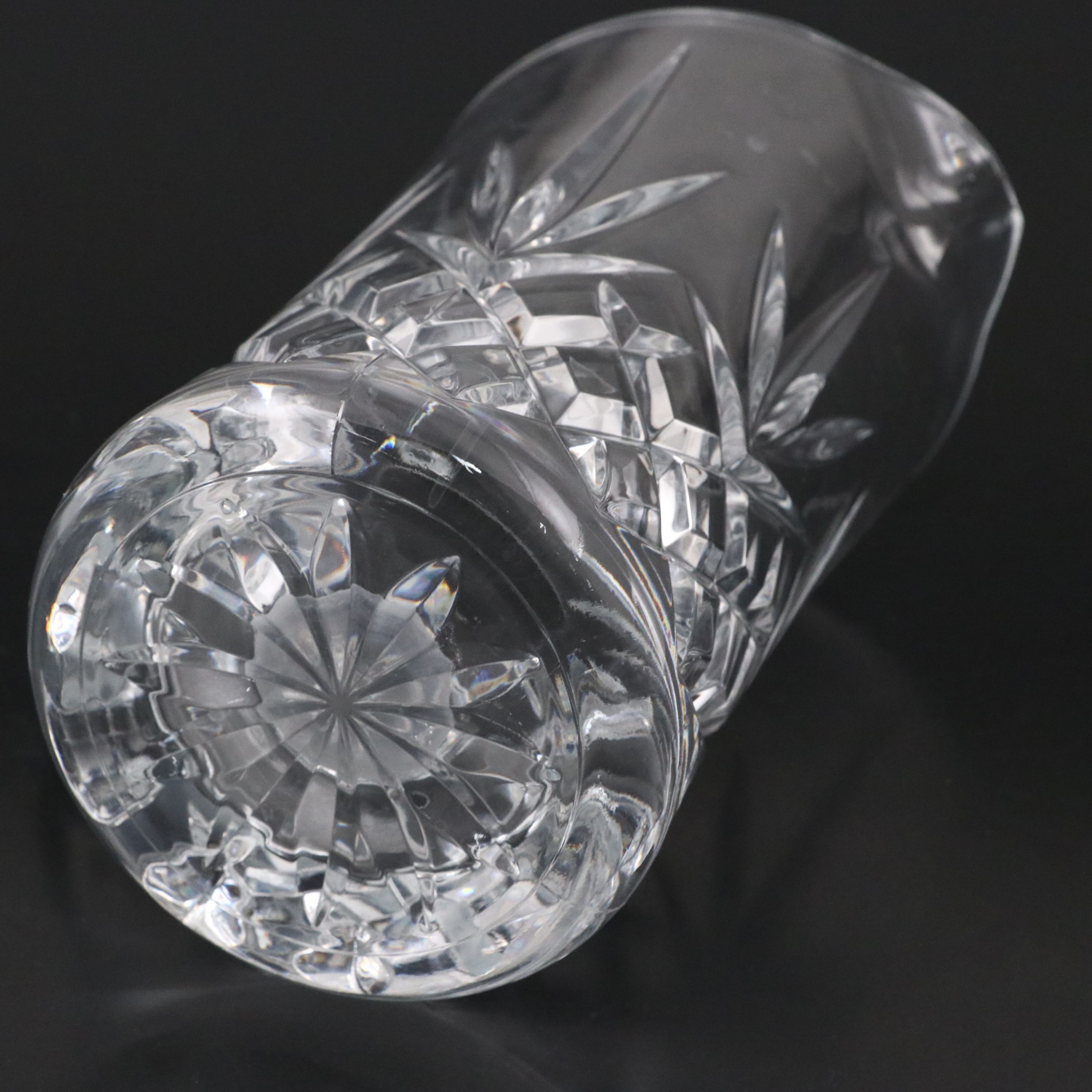 Royal Gallery Cut Crystal Drinking Glasses and Pitcher