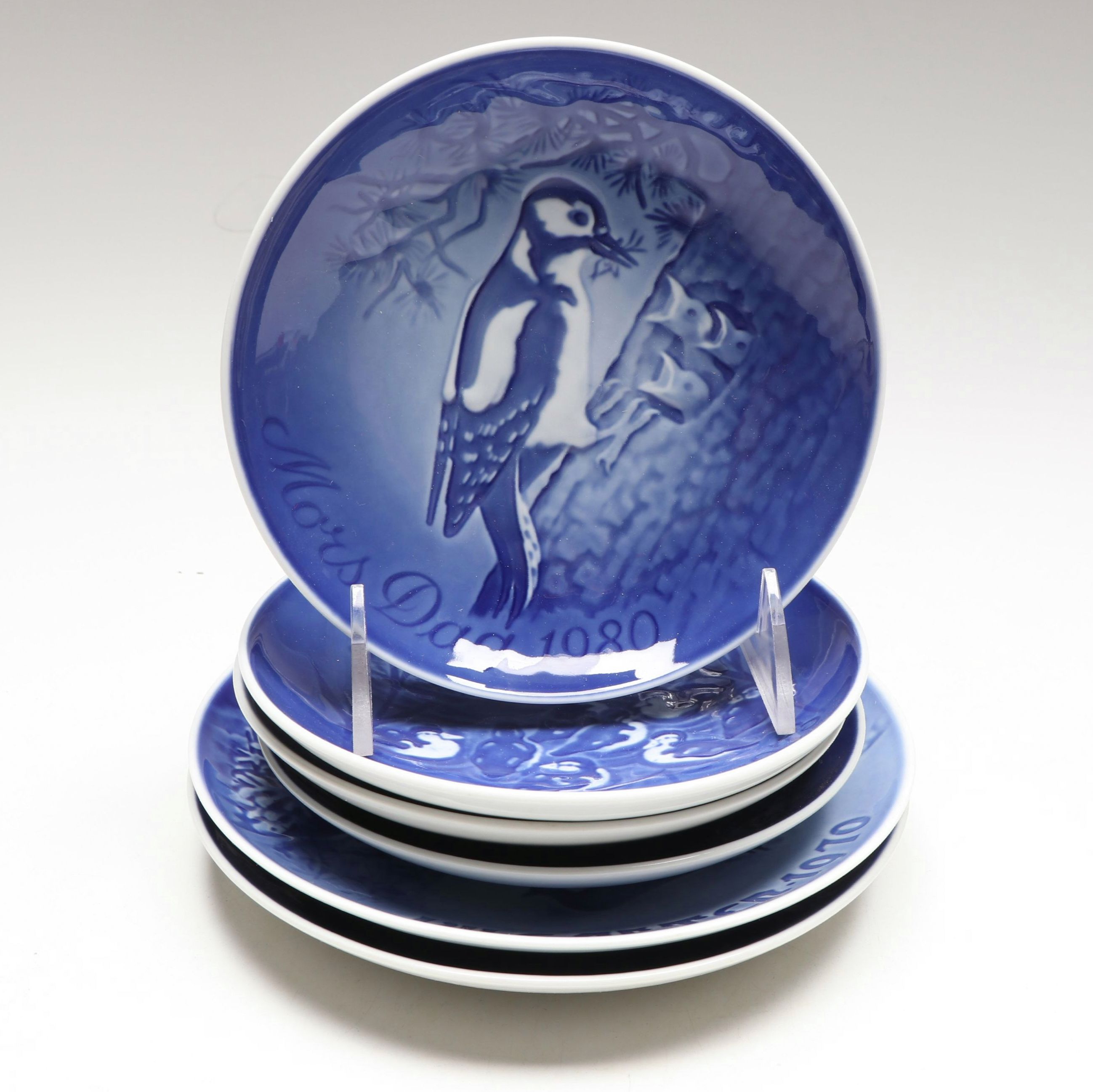 Bing & Grondahl Hand-Painted Annual Christmas and Mother's Day Plates