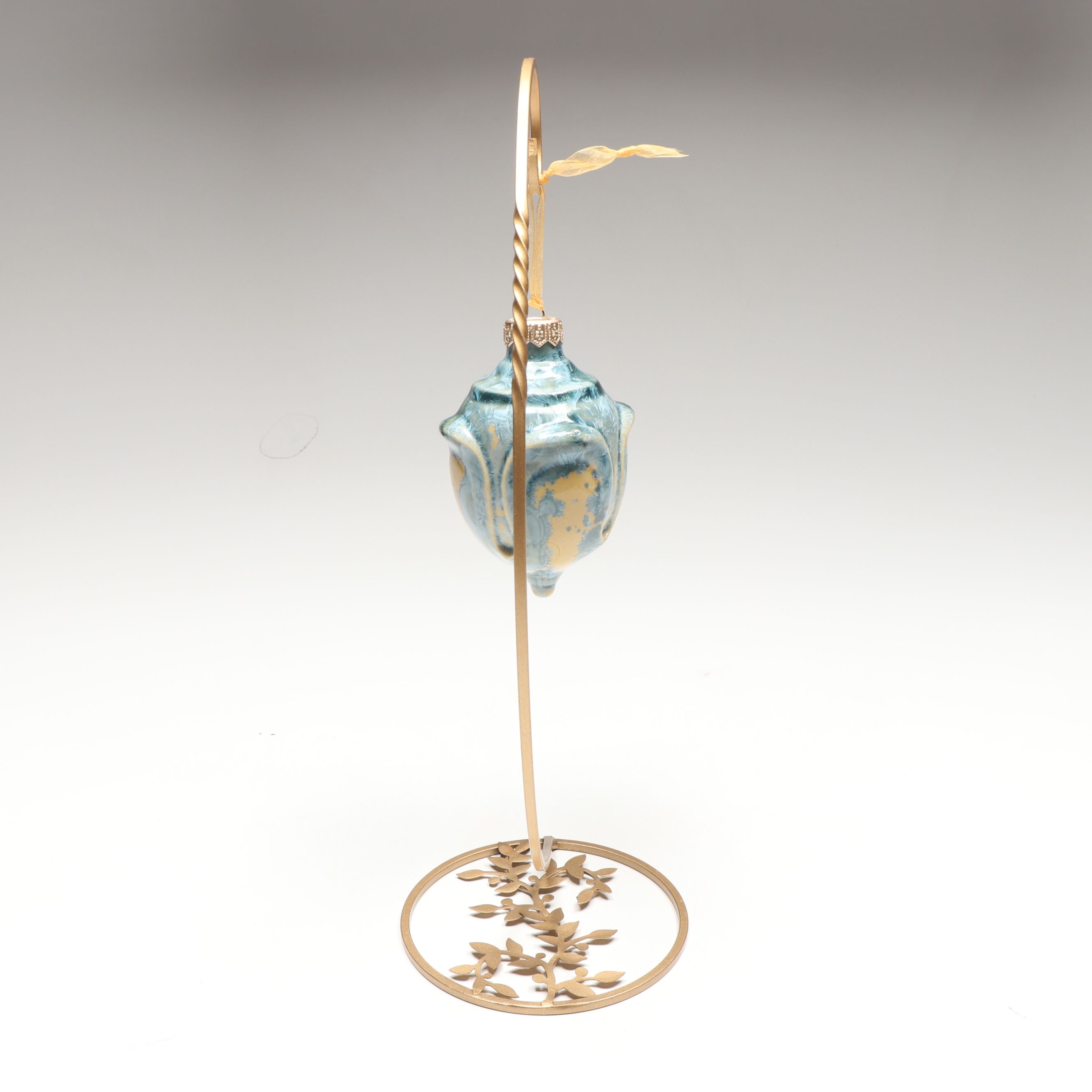 Rookwood Pottery "Studio Finial" Production Ornament with Stand, Contemporary