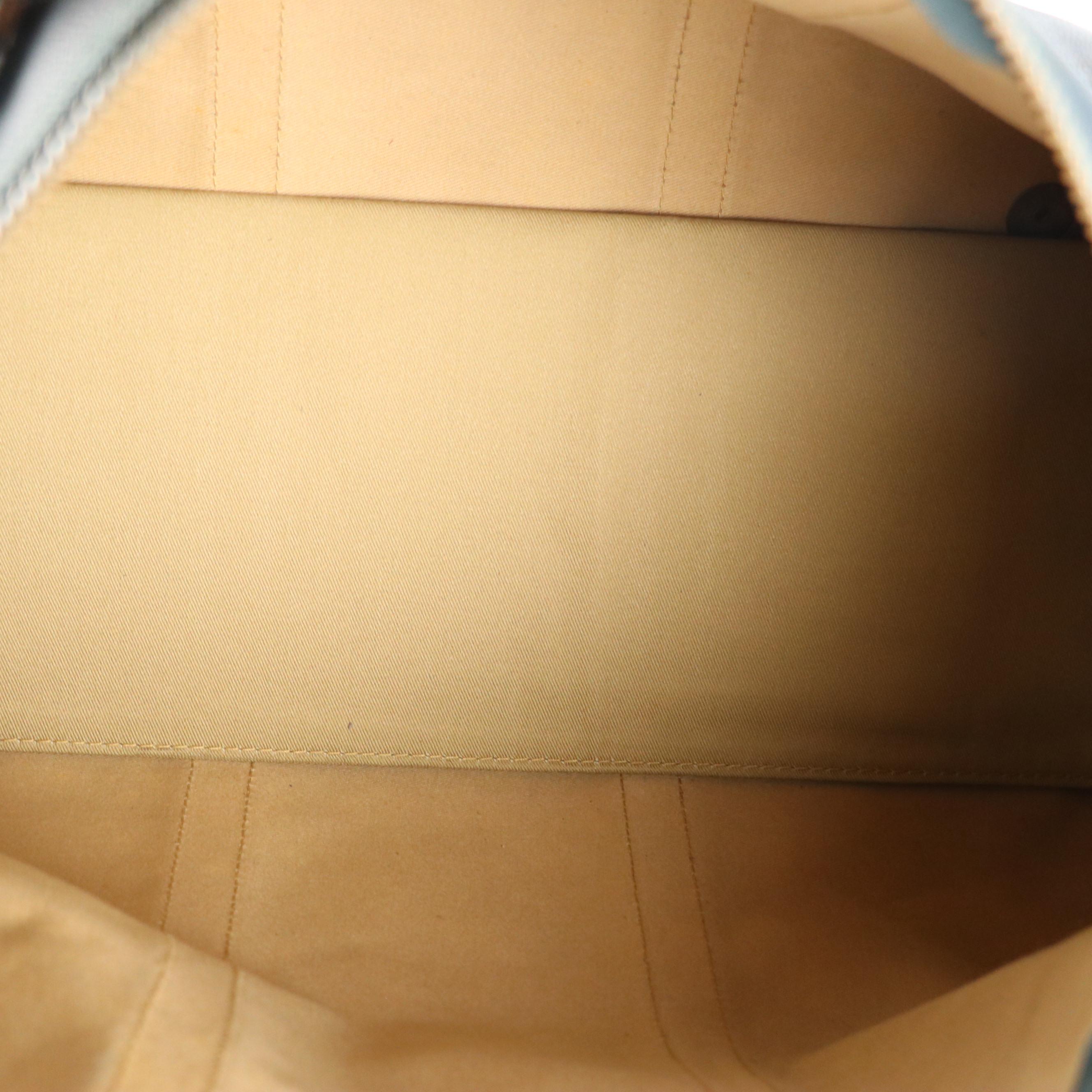 Polo Ralph Lauren Black Watch Boston Bag in Coated Canvas and Leather