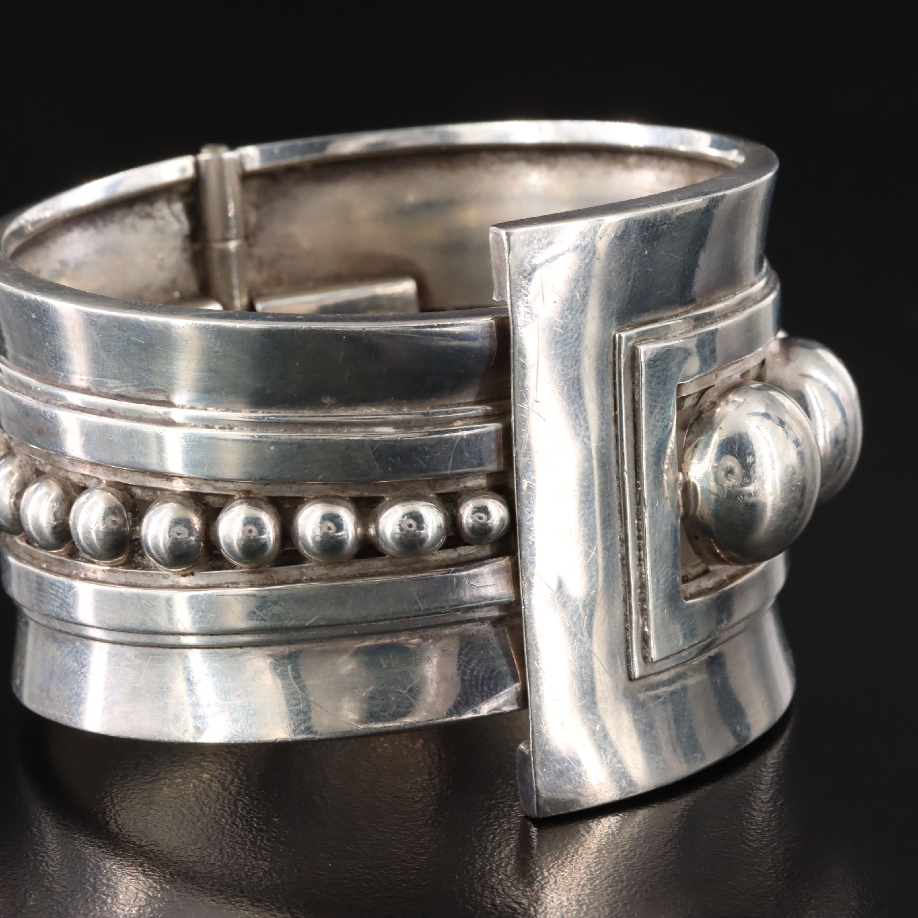 Mexican Sterling Clamper Cuff