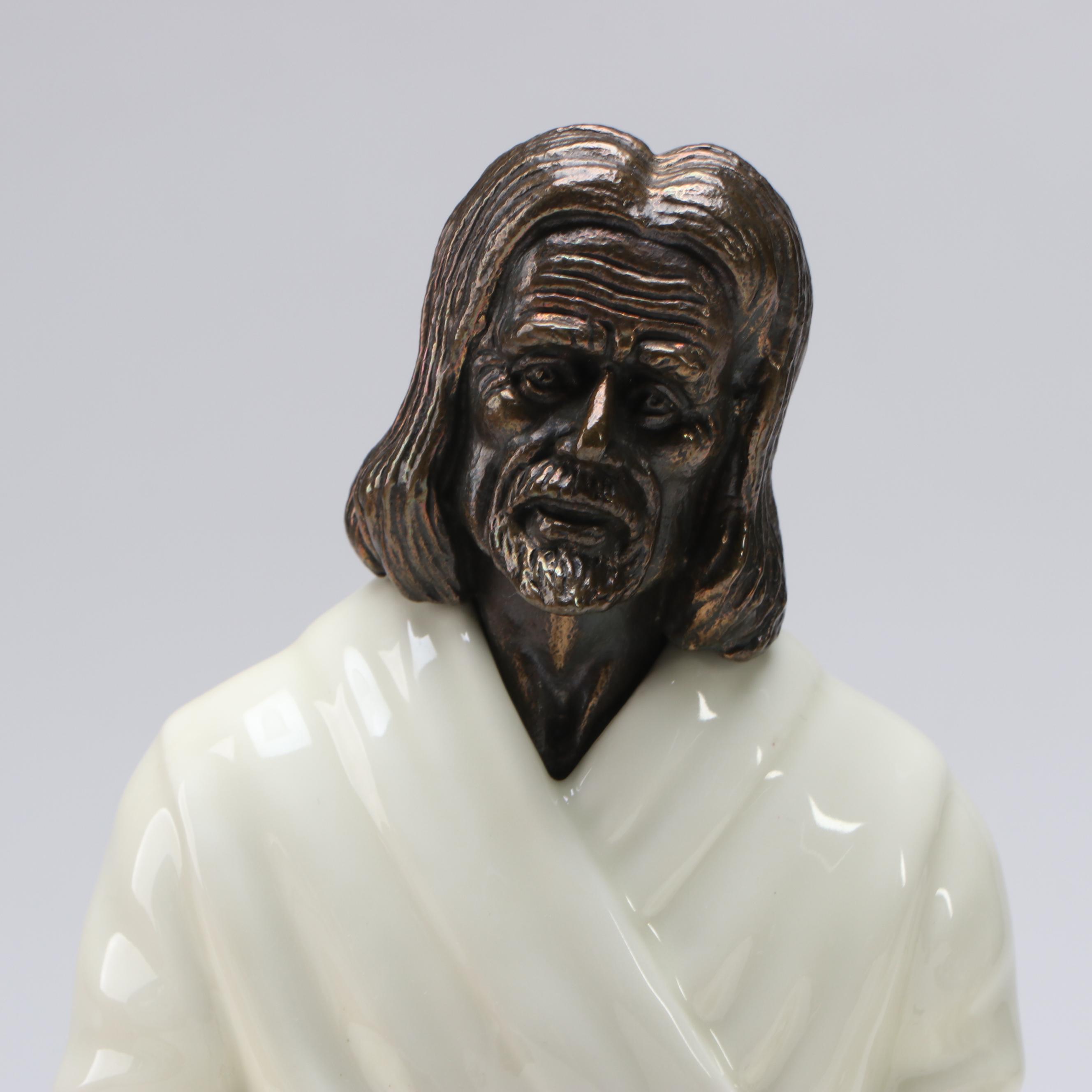 Minton "Spellbound" and "The Sage" Bone China and Bronze Figurines