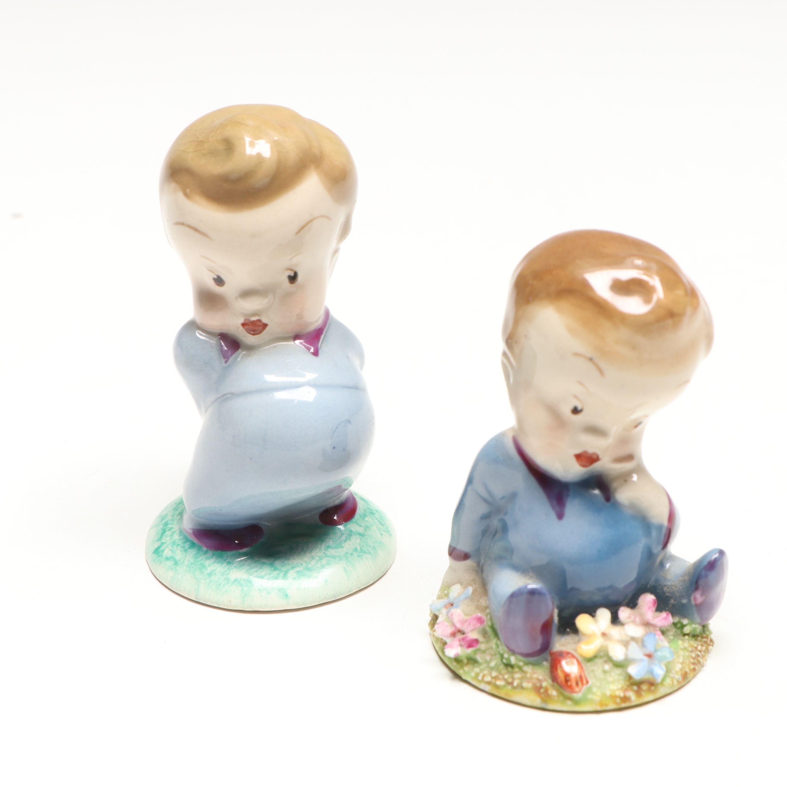 Wade England Porcelain "Wynken," "I've a Bear Behind" and More Vintage Figures