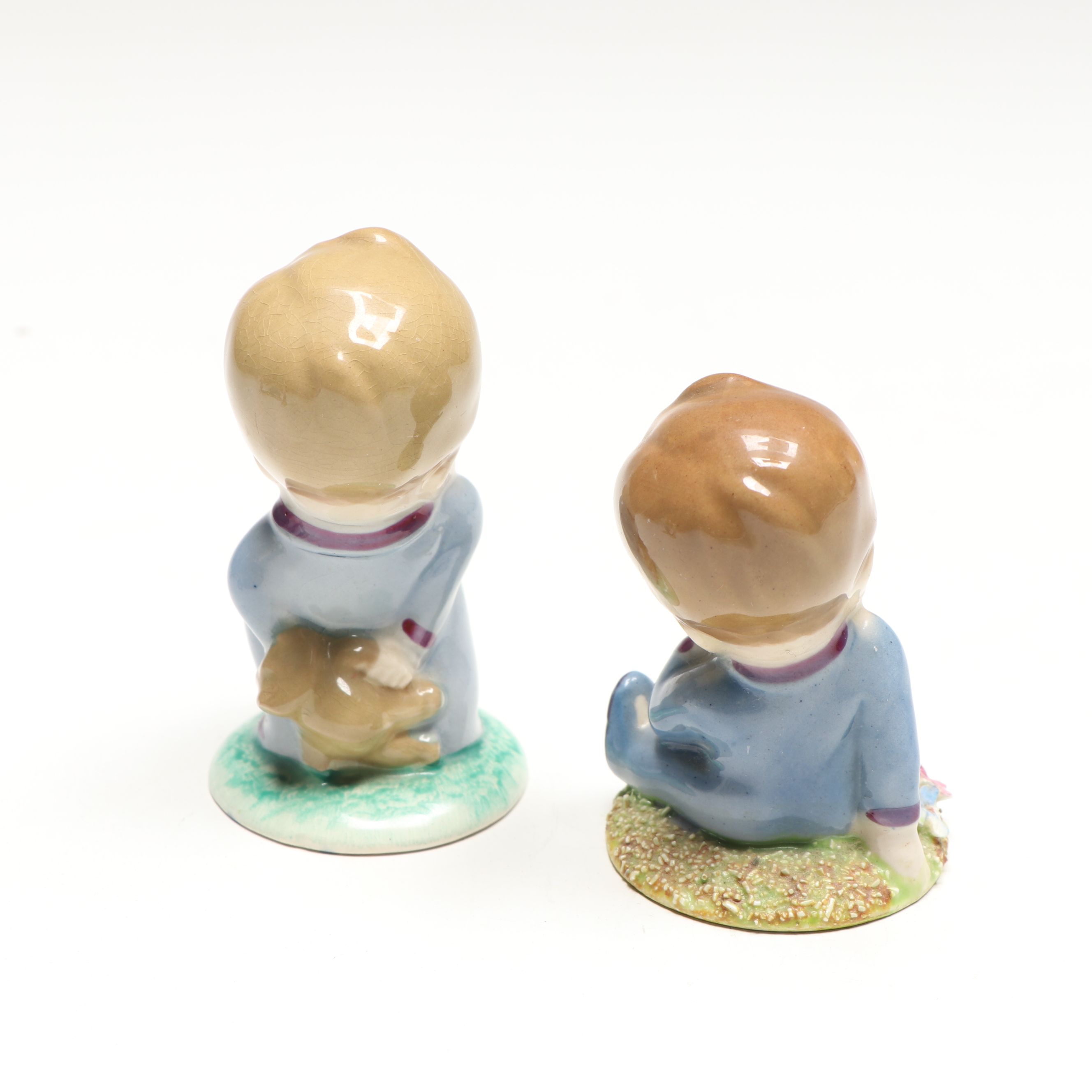 Wade England Porcelain "Wynken," "I've a Bear Behind" and More Vintage Figures