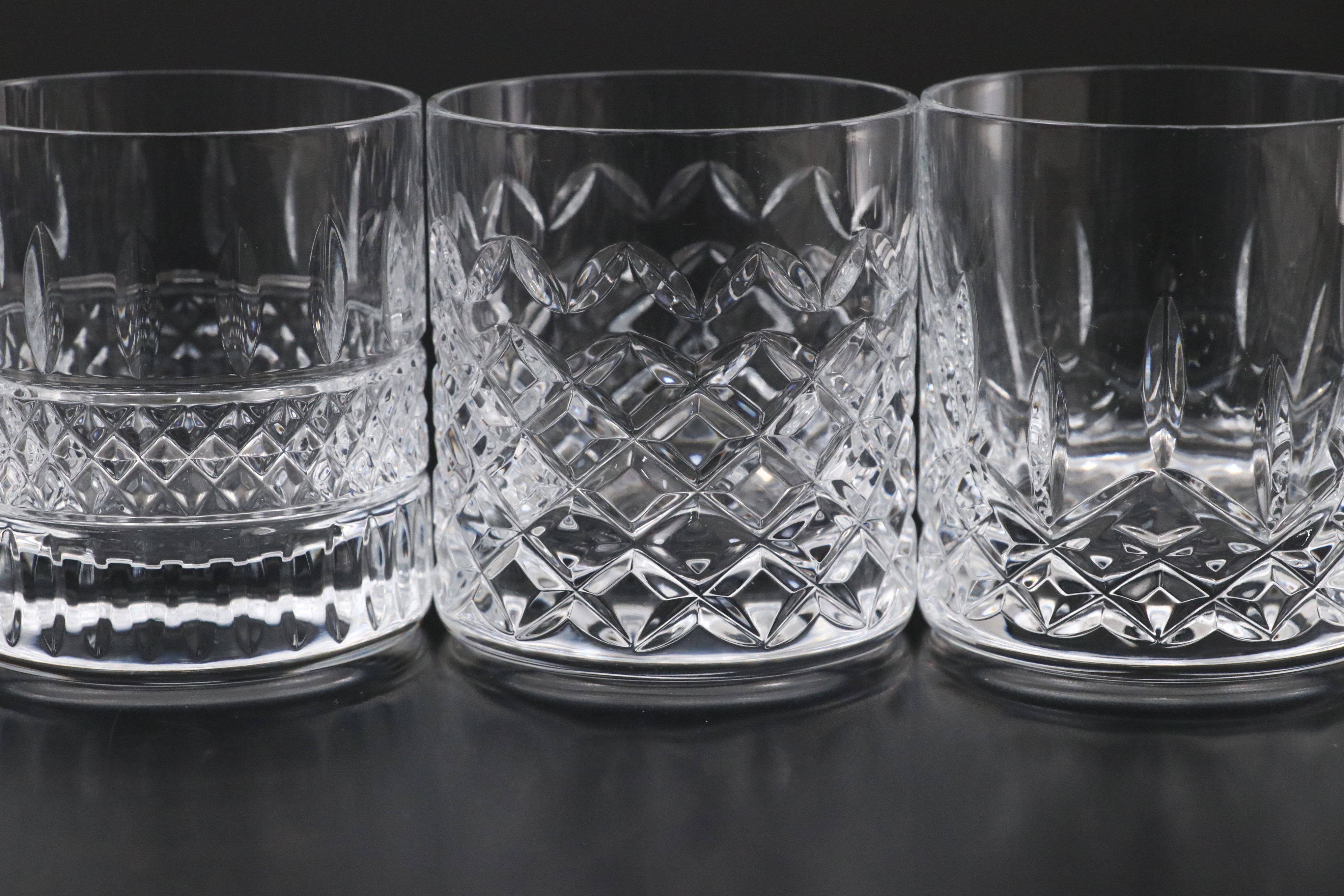 Waterford "Markham", "Irish Lace", "Alana", and More Crystal Flat Tumblers