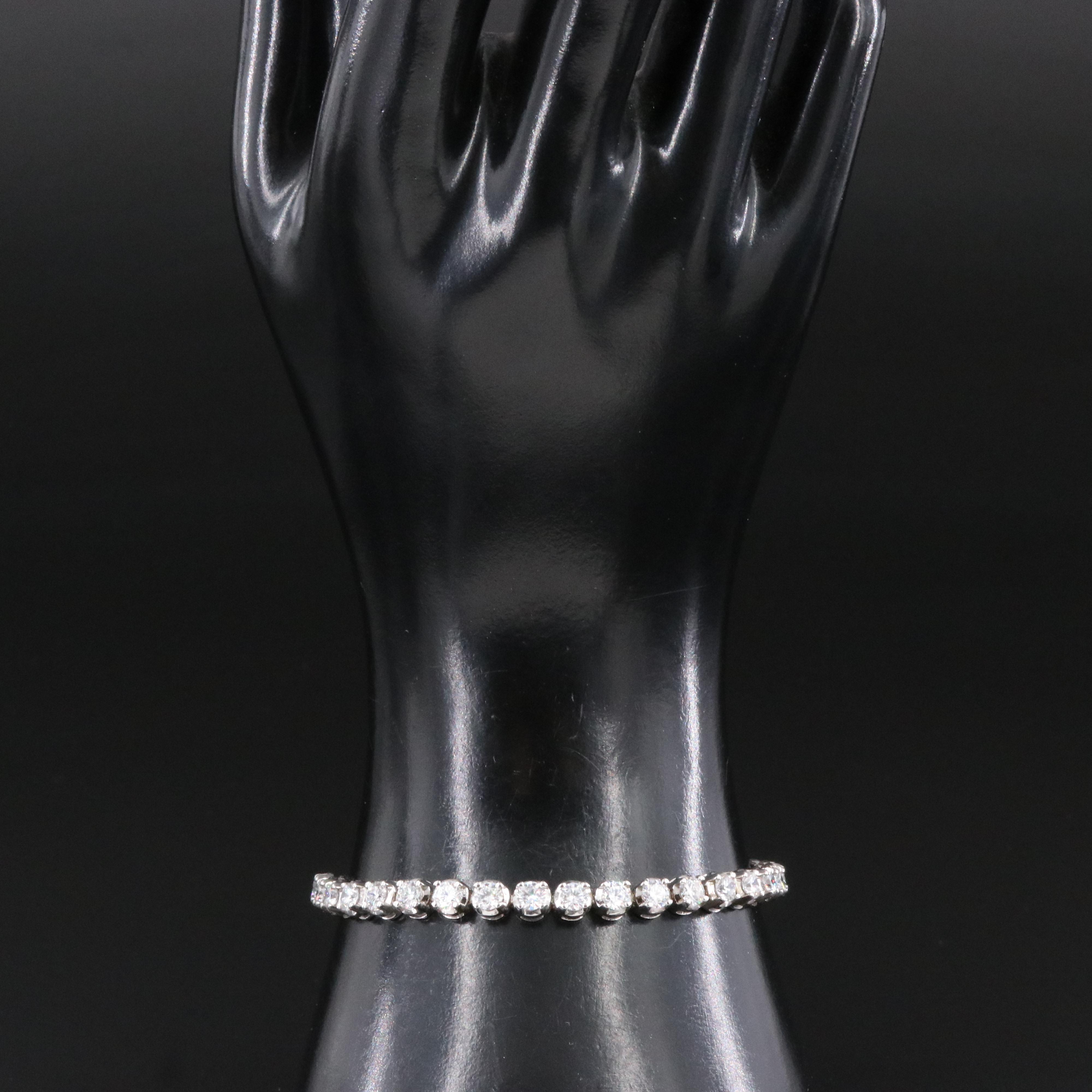 14K 3.20 CTW Lab Grown Diamond Bolo Bracelet