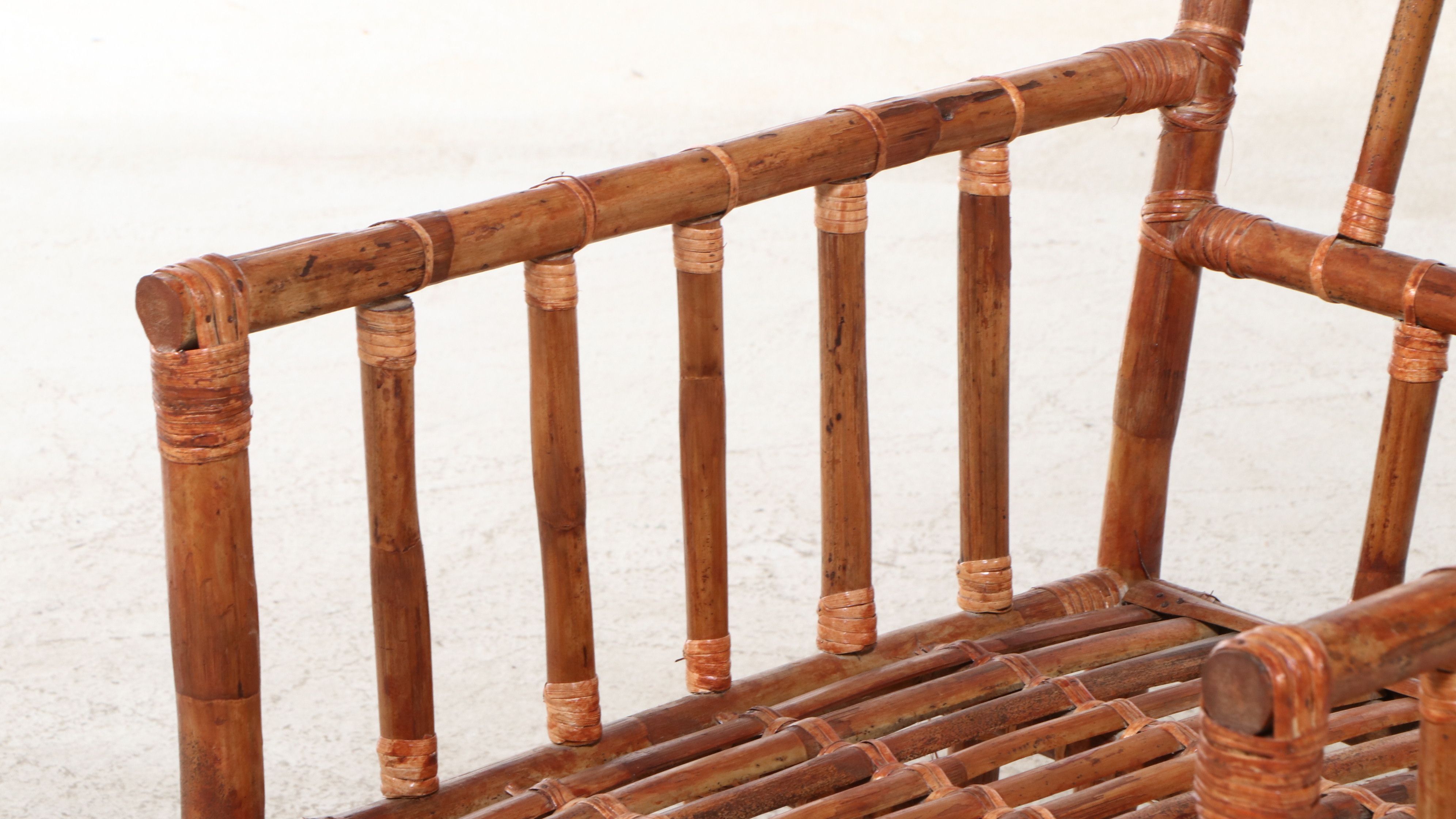 Bamboo and Rattan Armchair