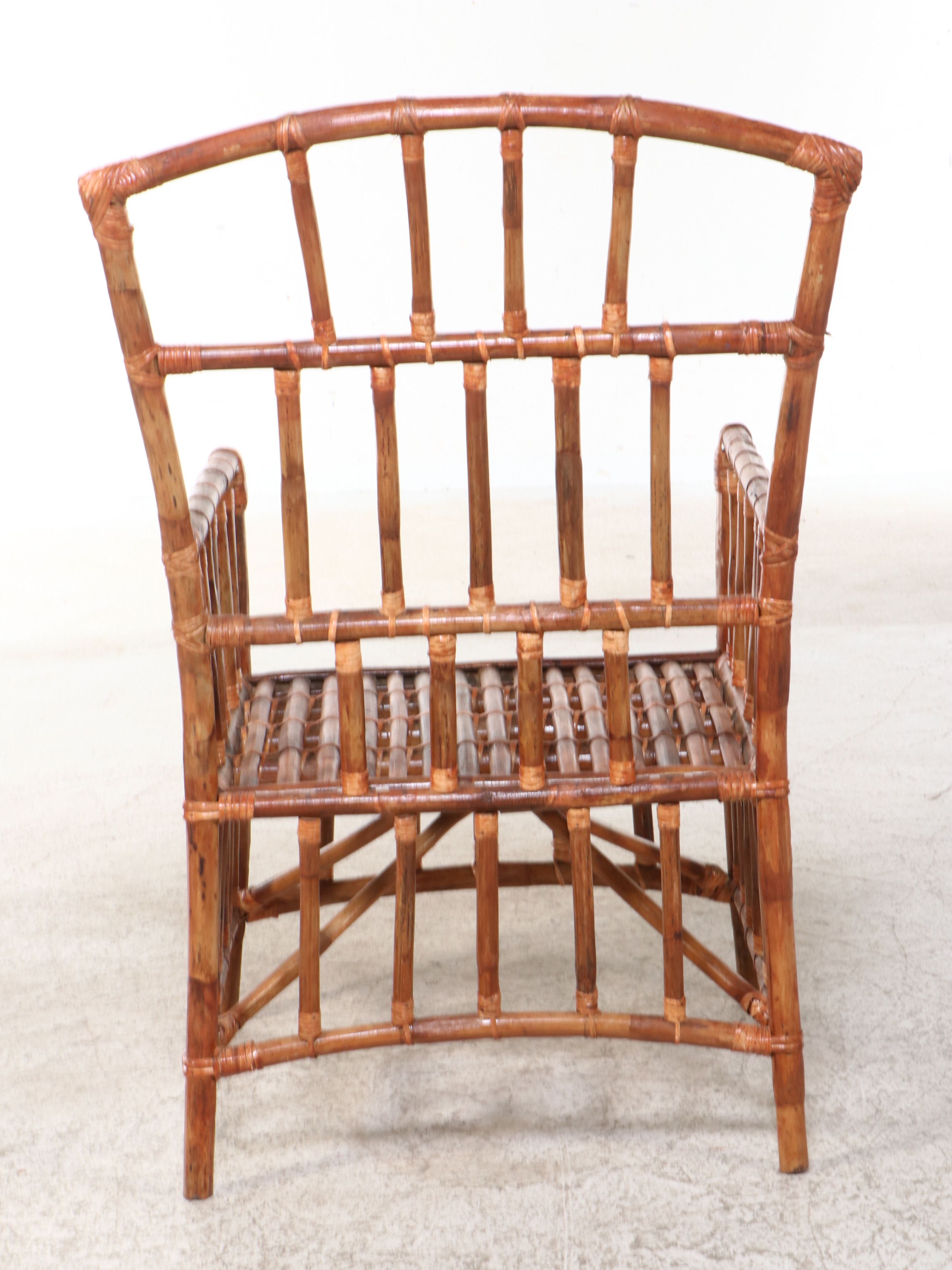 Bamboo and Rattan Armchair