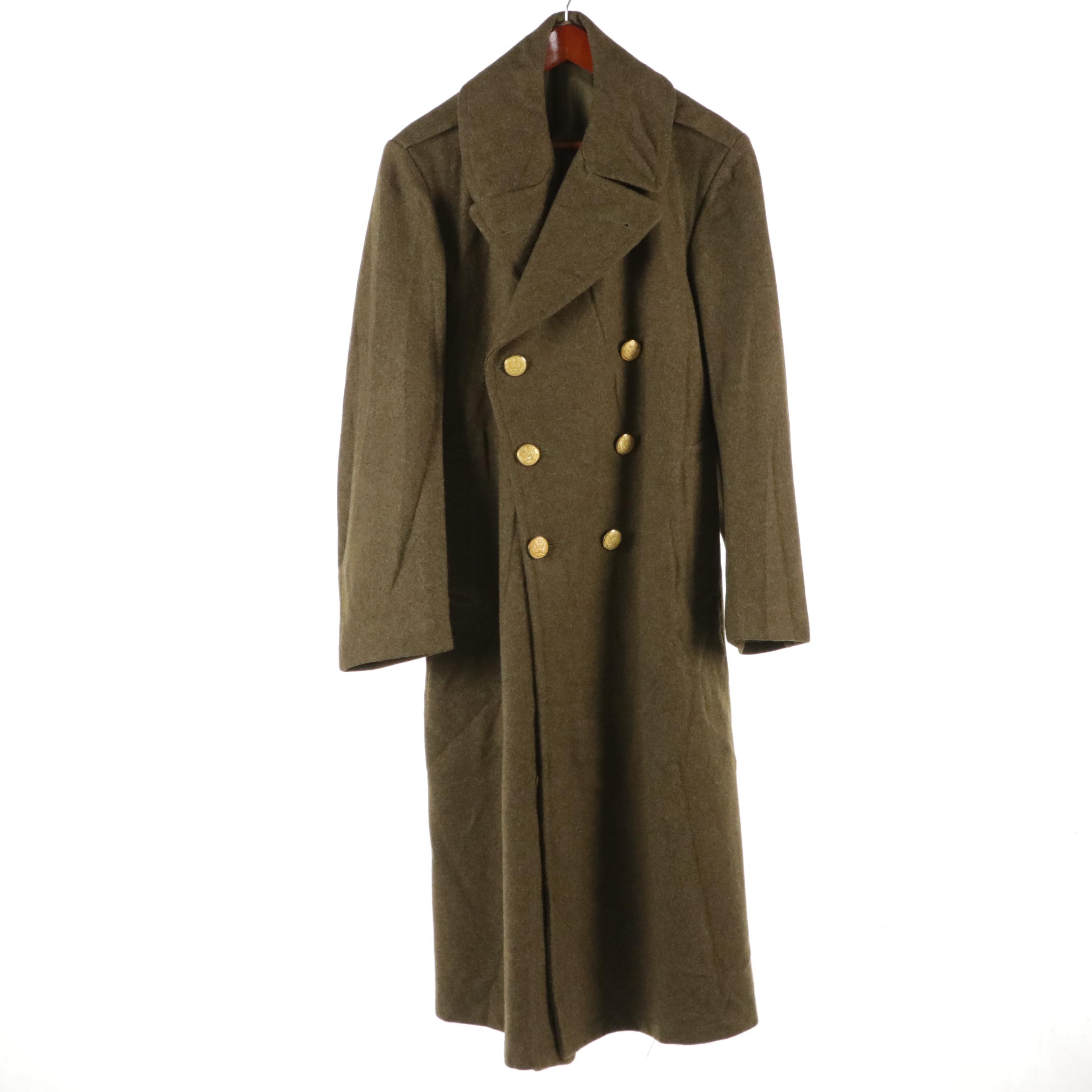 World War II Era U.S. Army Winter Uniform Service/Field Jackets and Overcoat