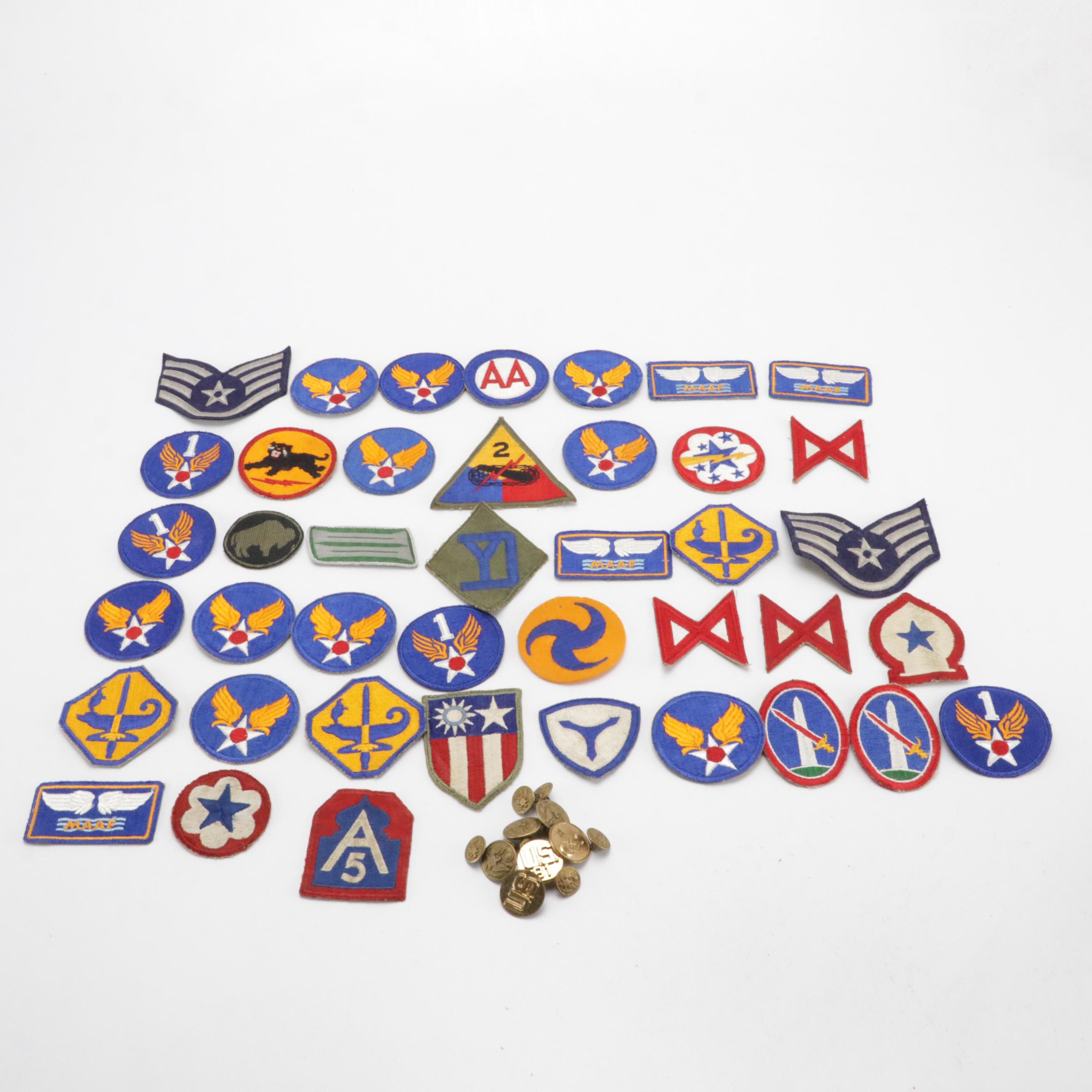 World War II Era U.S. Army Winter Uniform Service/Field Jackets and Overcoat