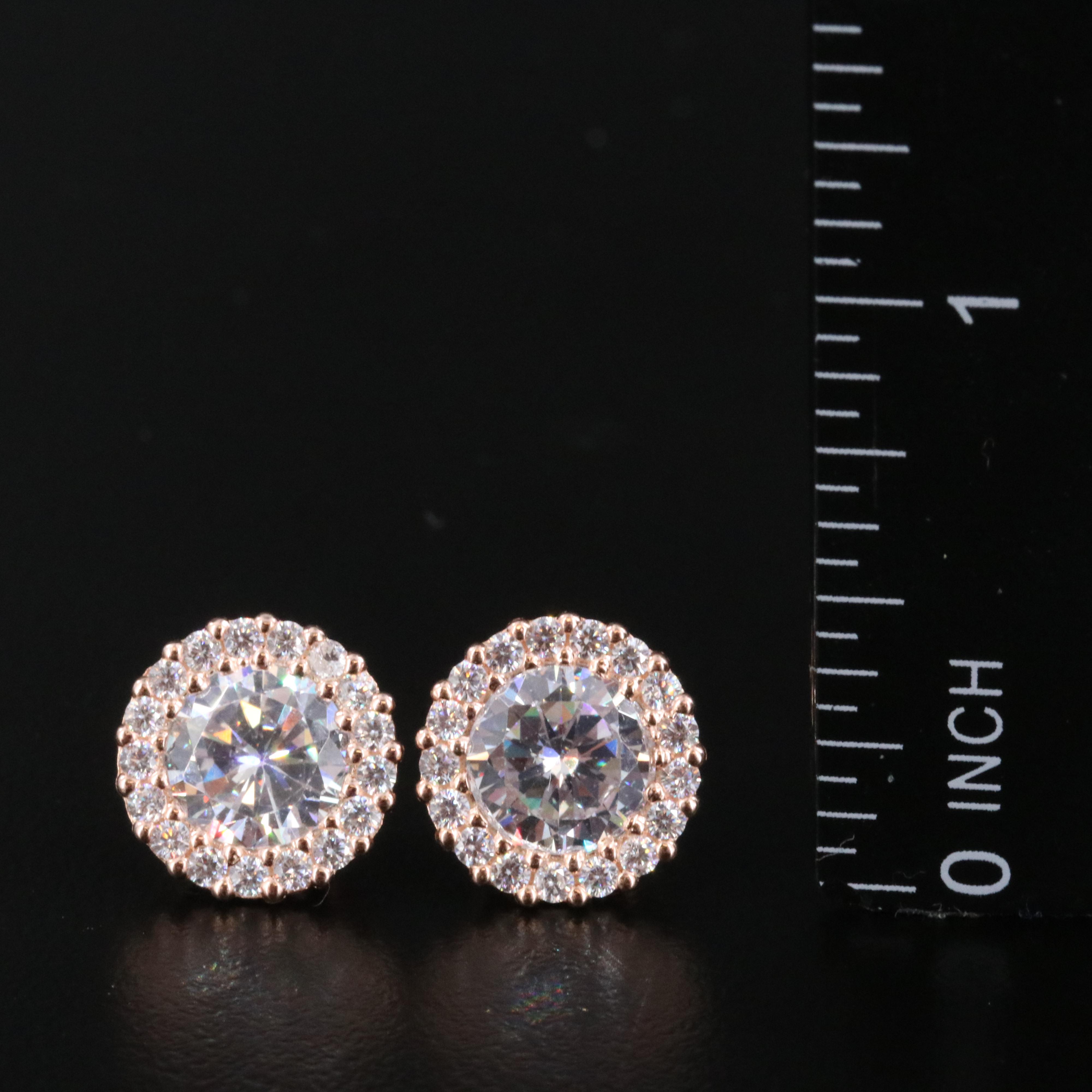 Sterling Two-Tone CZ and Diamond Necklaces and Earrings