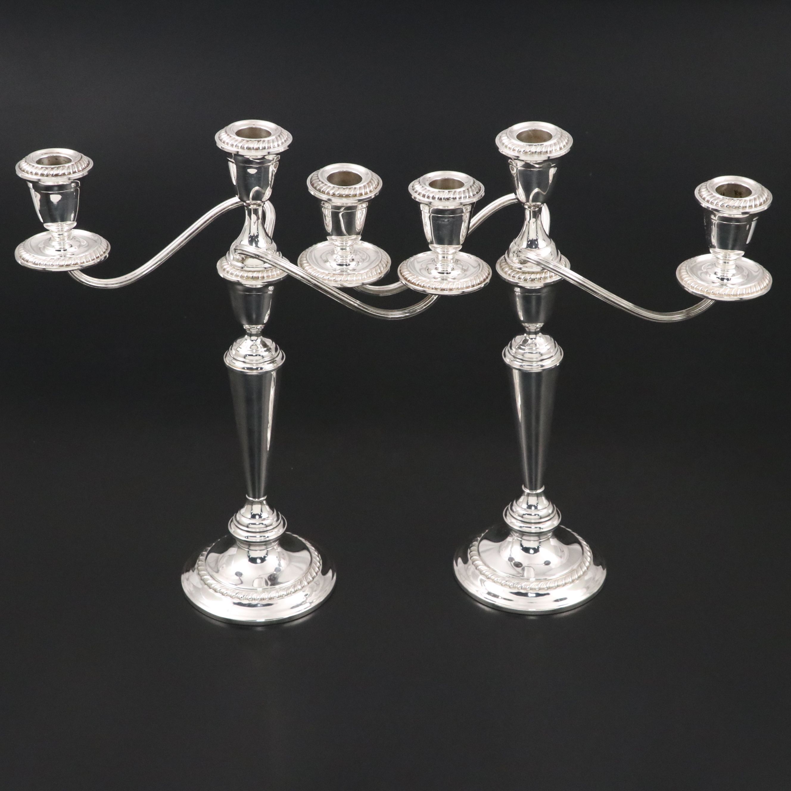 Alvin Sterling Silver Candelabra