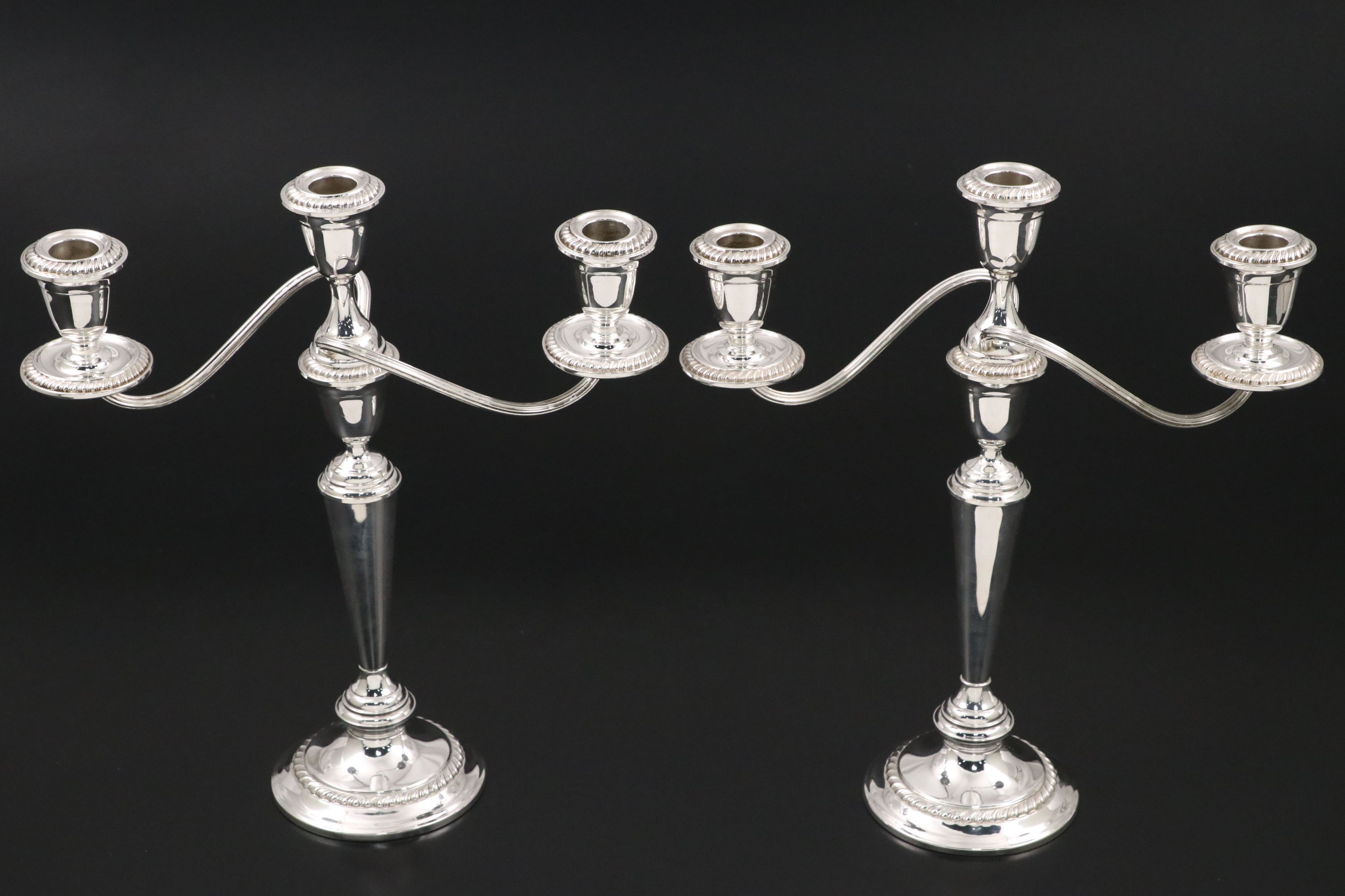 Alvin Sterling Silver Candelabra