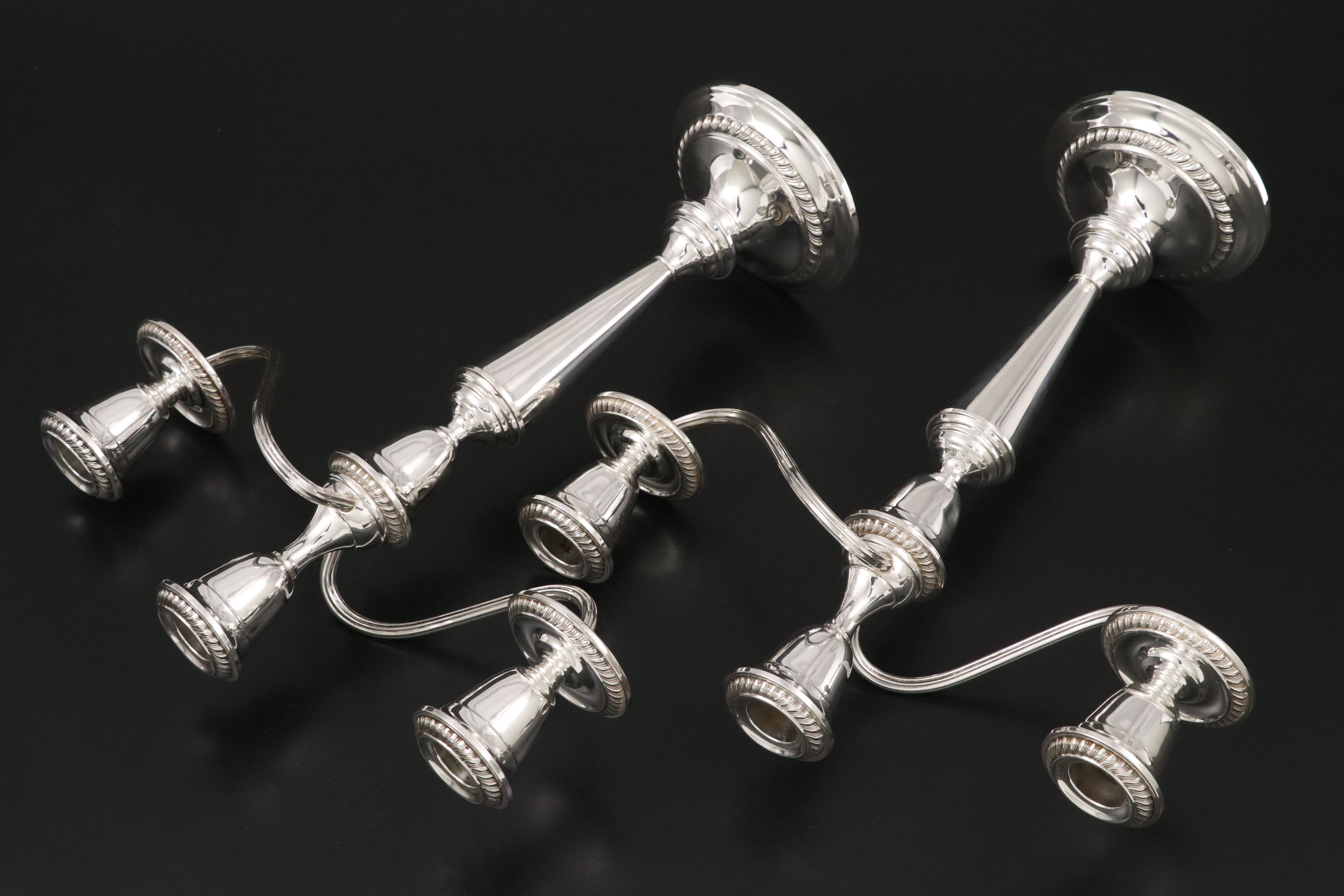 Alvin Sterling Silver Candelabra
