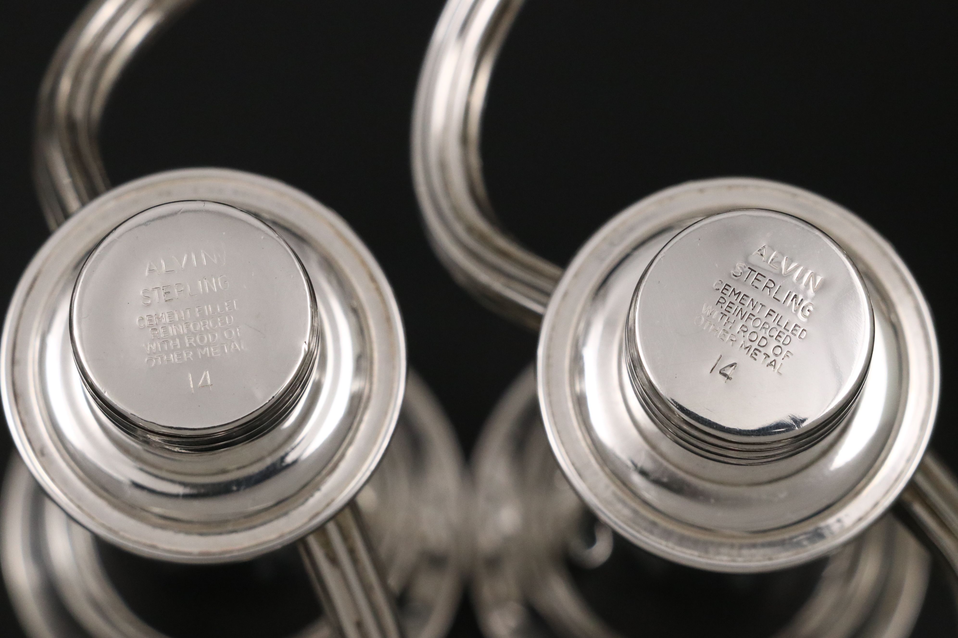 Alvin Sterling Silver Candelabra