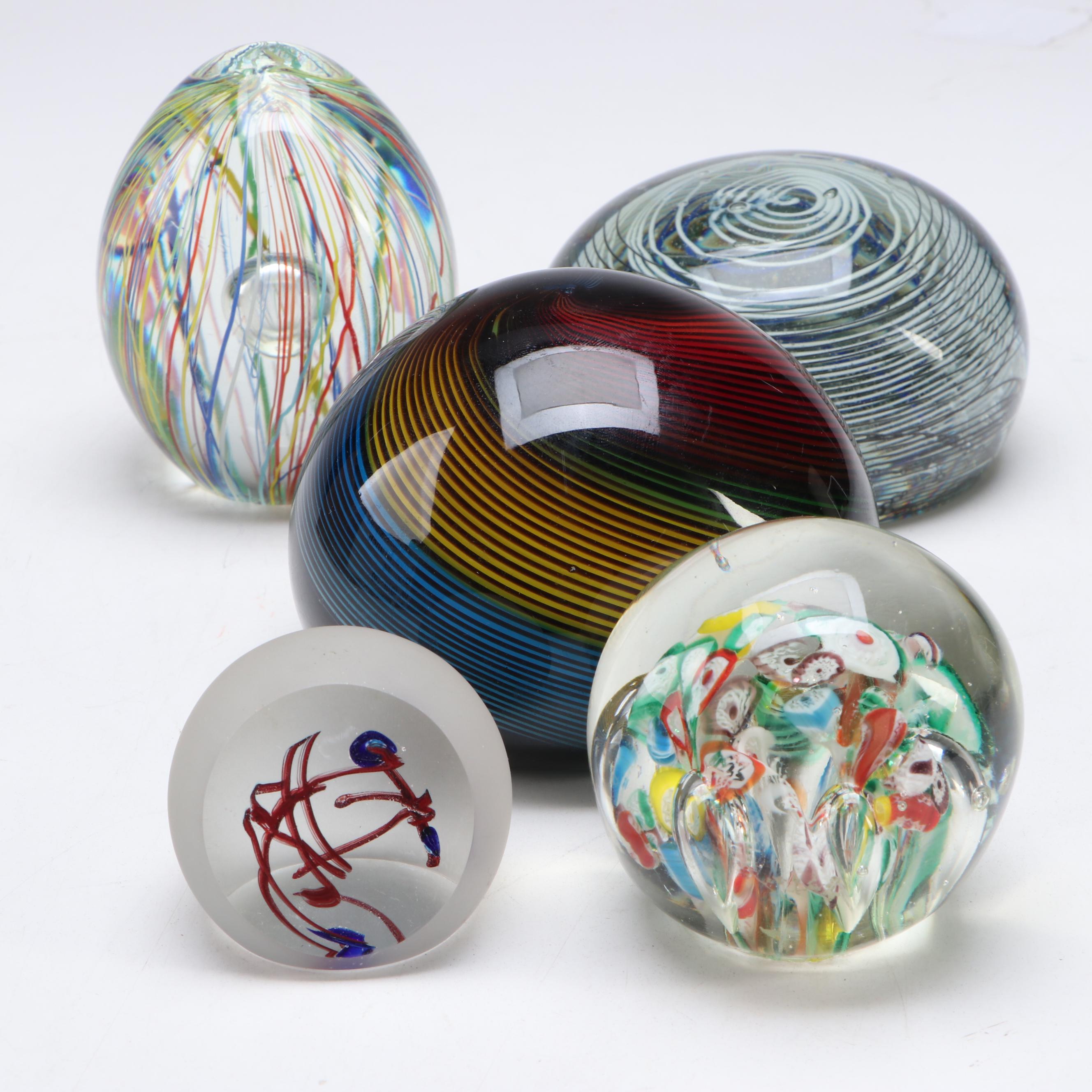 Ferro & Lazzarini Murano and Other Art Glass Paperweights