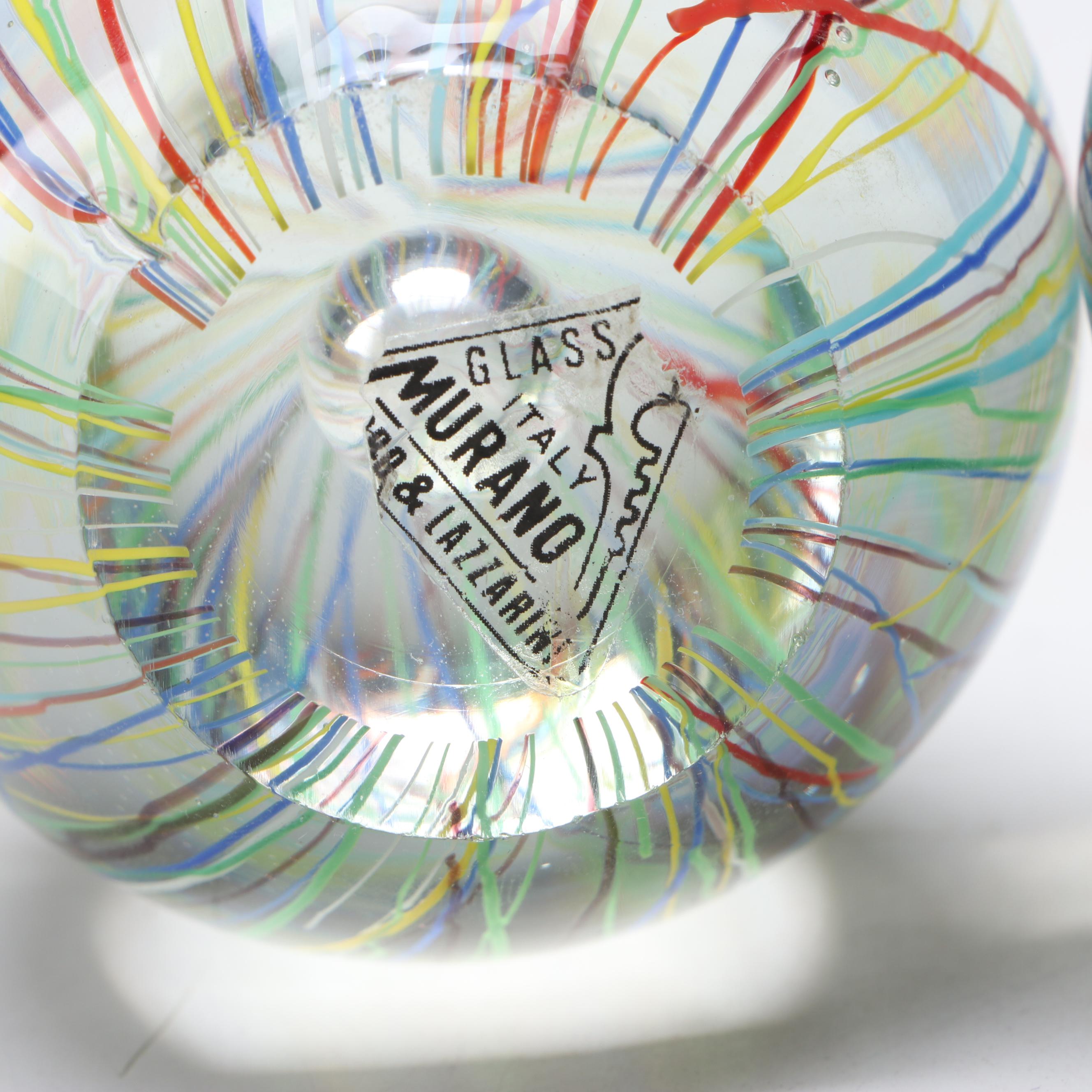 Ferro & Lazzarini Murano and Other Art Glass Paperweights