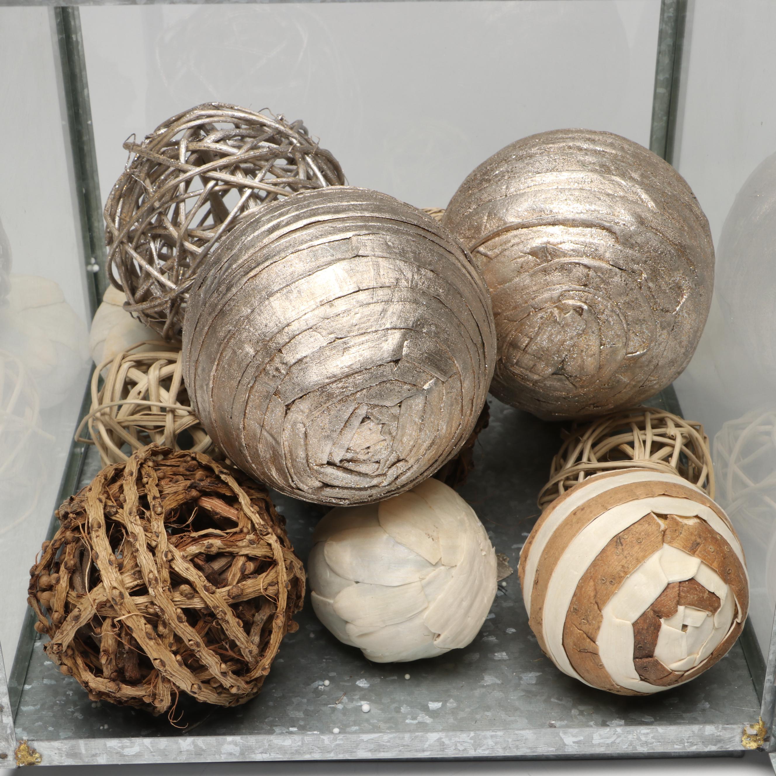 Hearth & Hand Metal & Glass Lantern with Centerpiece Bowl and More