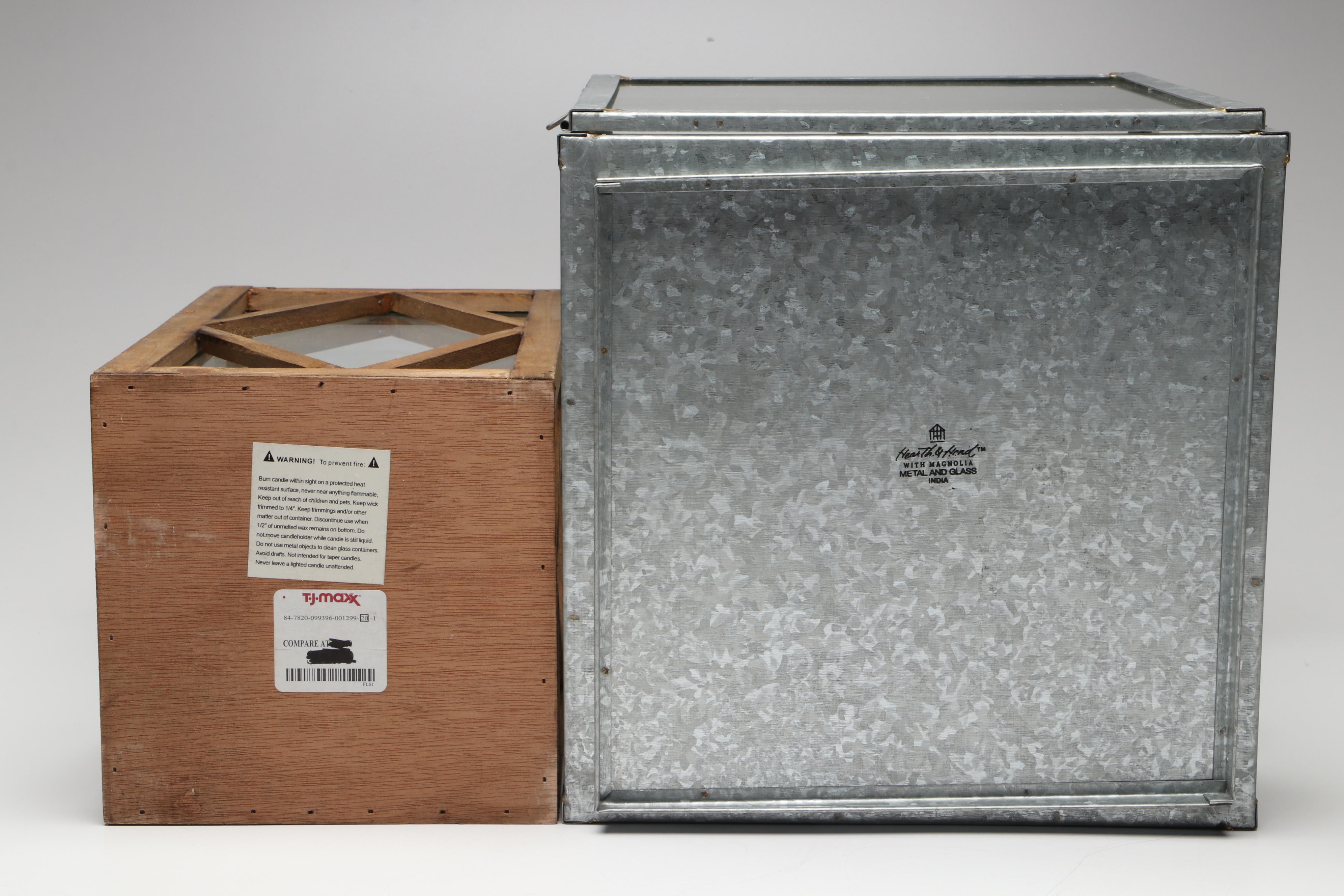 Hearth & Hand Metal & Glass Lantern with Centerpiece Bowl and More