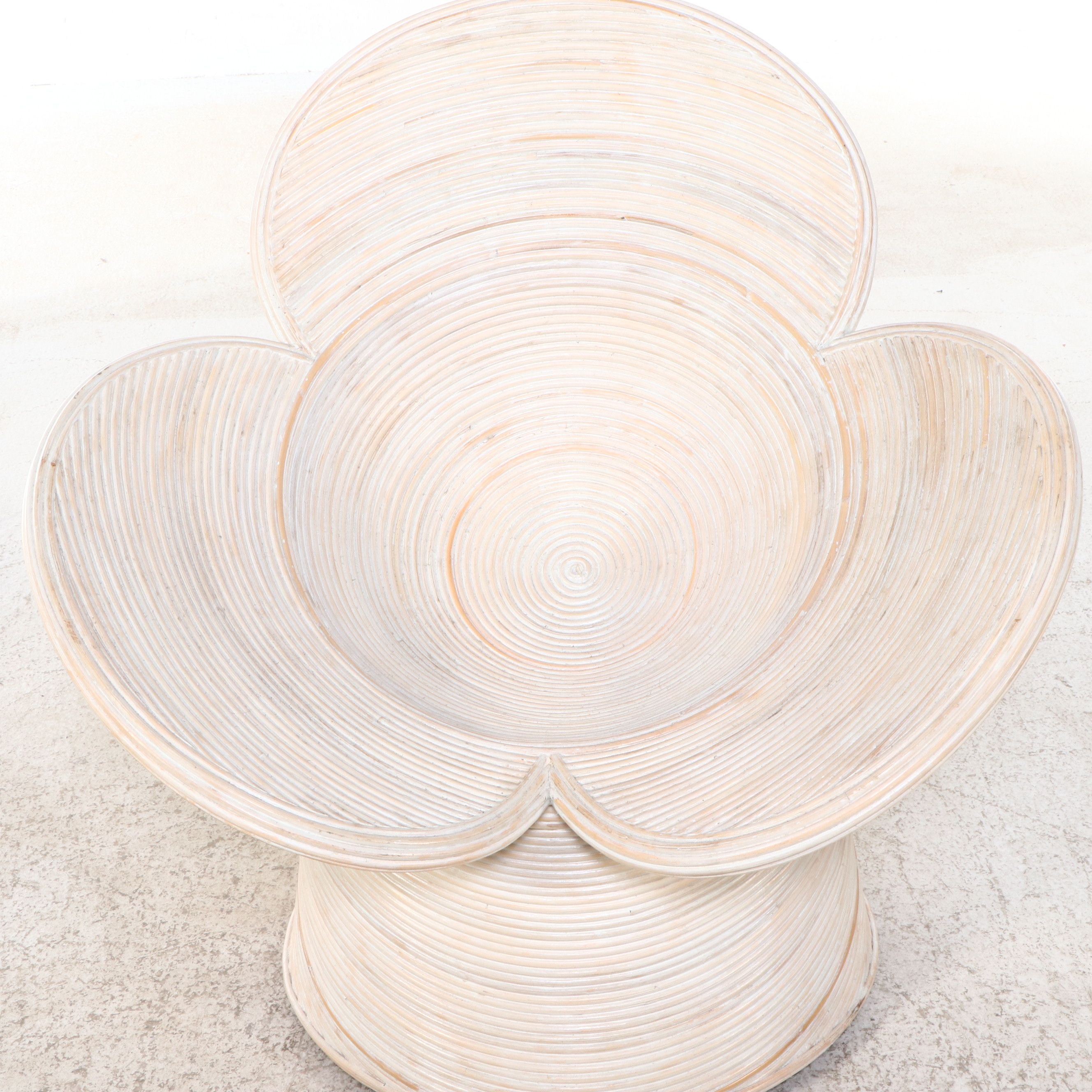 Matthew Izzo Home Pencil Reed Flower Form Chairs