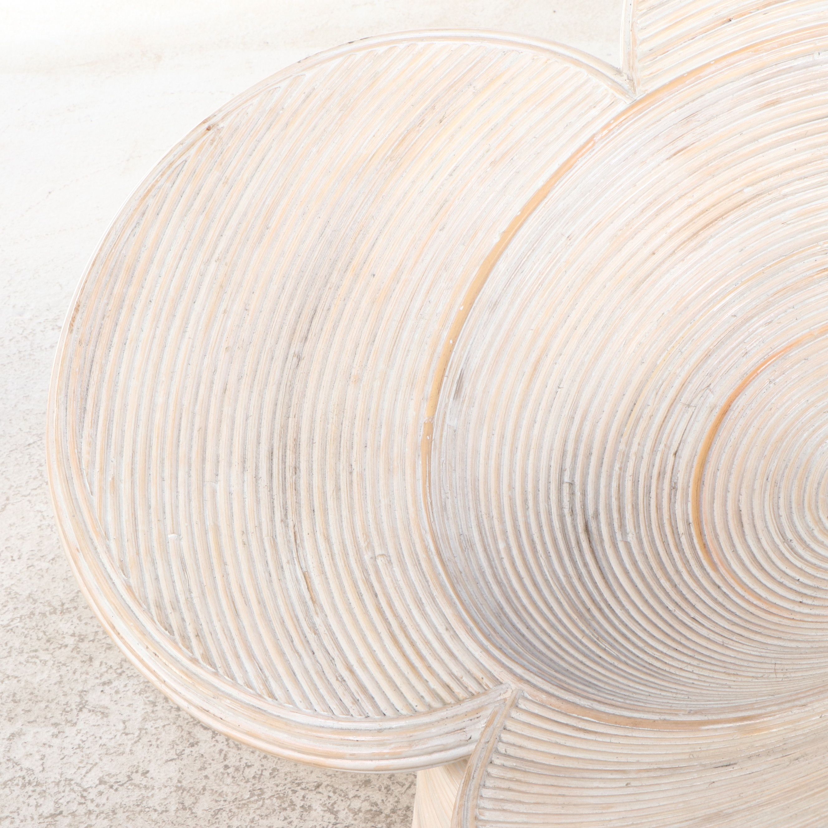 Matthew Izzo Home Pencil Reed Flower Form Chairs