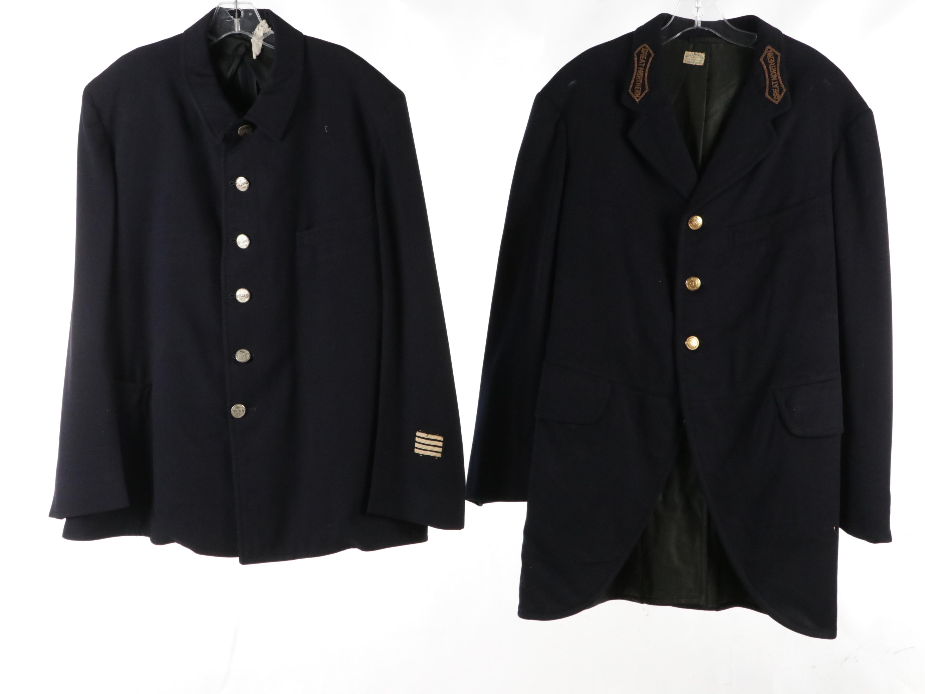 Railroad Uniforms Including The Pullman Company, Great Northern, and More