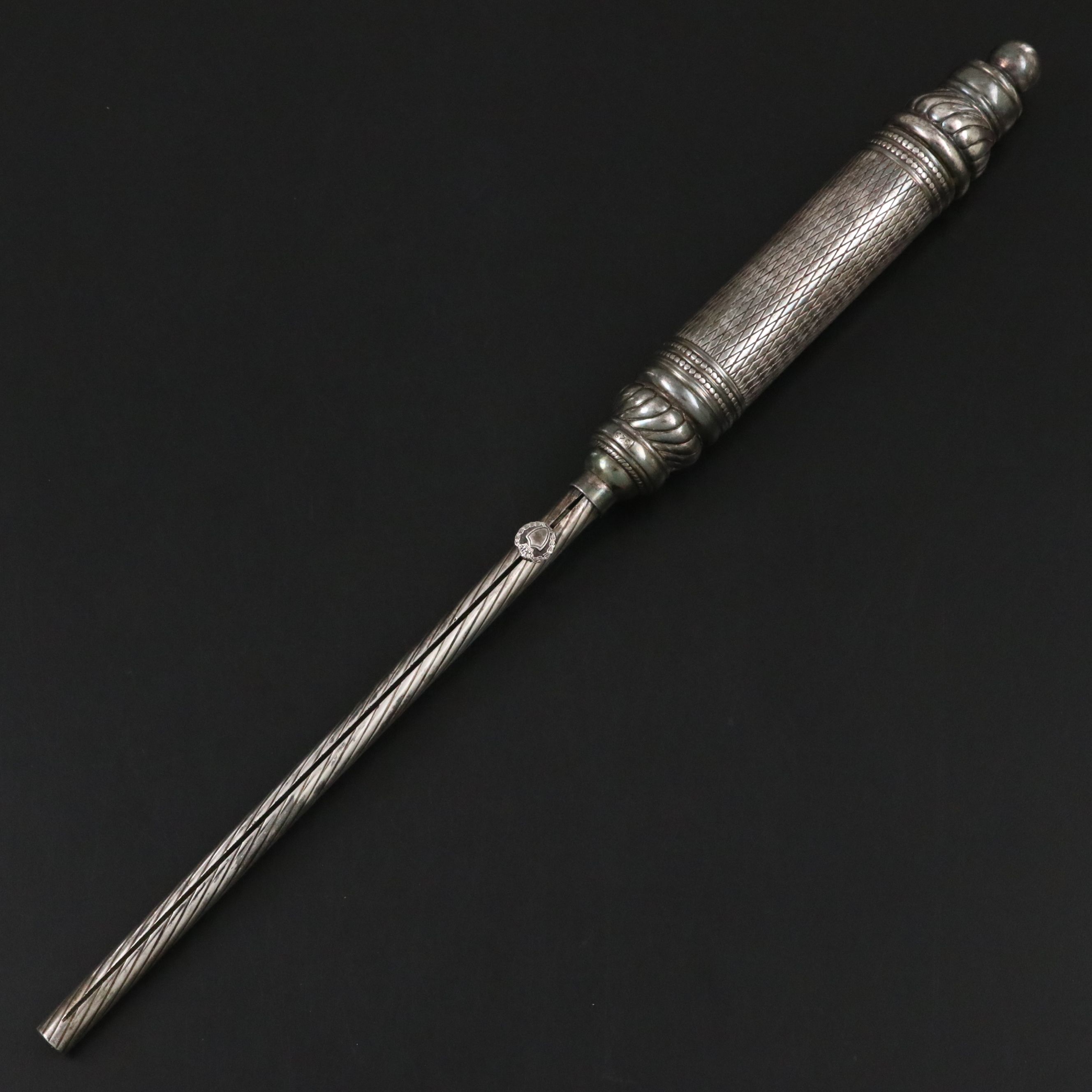 Judaica Sterling Silver Tzinder Shabbat Candle Lighter